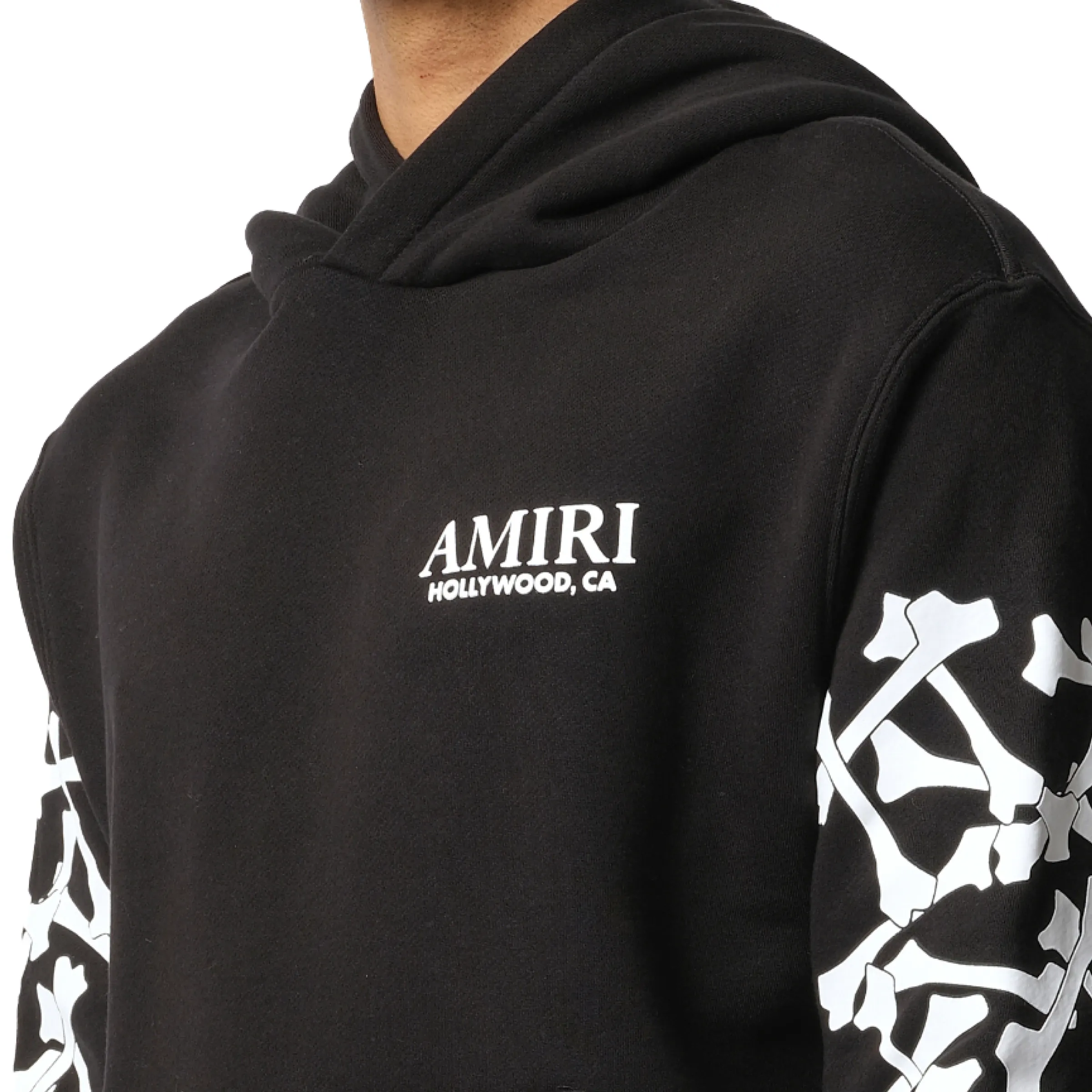 Bones Stacked Hoodie in Black sold by MARAIS product image thumbnail 3
