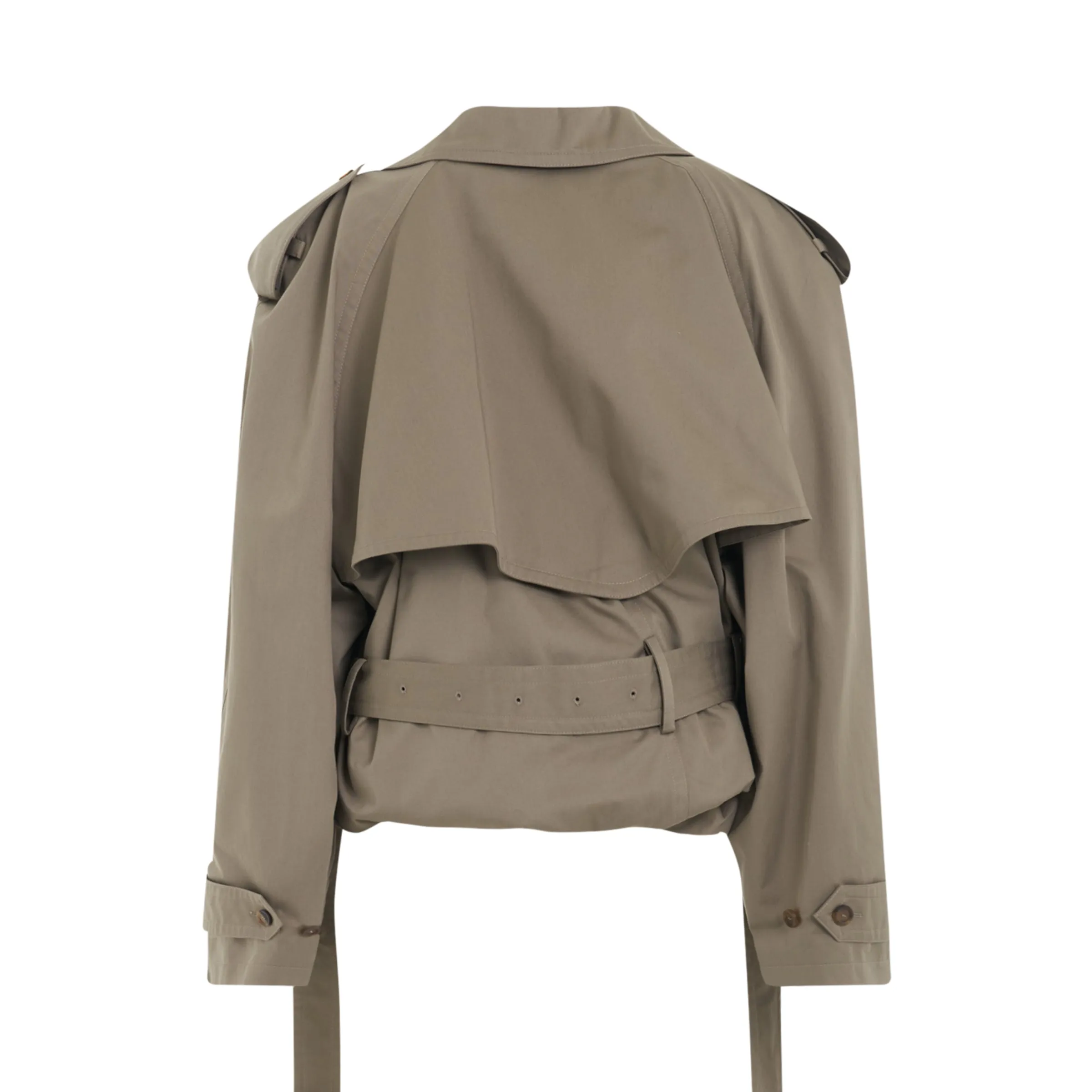 Belted Waist Trench Coat in Sand Beige sold by MARAIS product image thumbnail 4