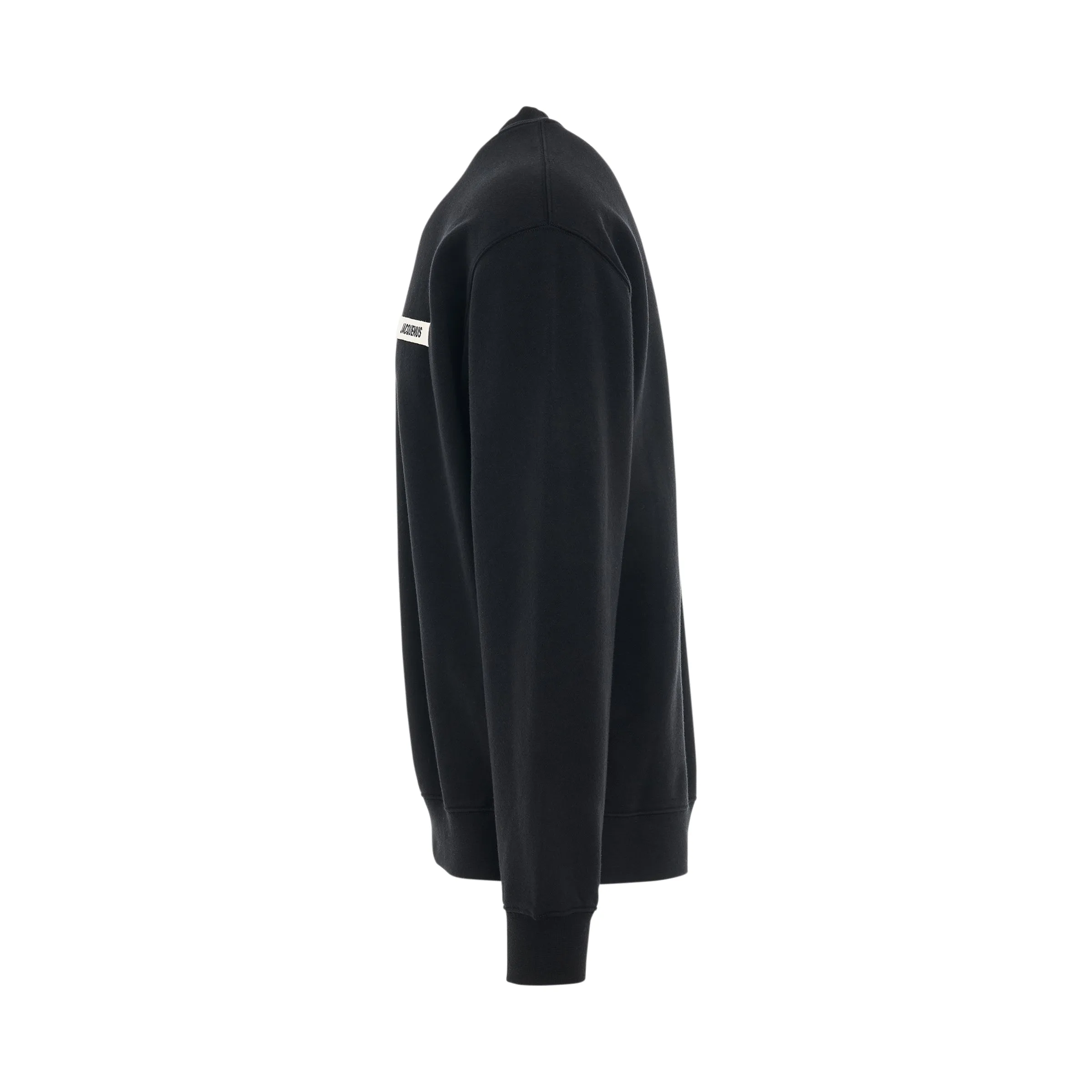 Gros Grain Logo Sweatshirt in Black sold by MARAIS product image thumbnail 3