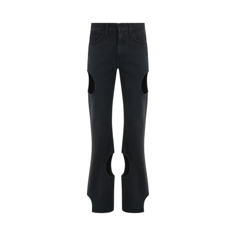 Meteor Jeans in Black sold by MARAIS