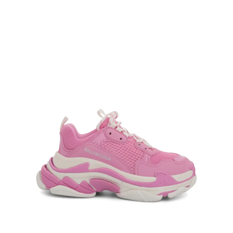 Triple S Sneaker in Light Pink/White sold by MARAIS