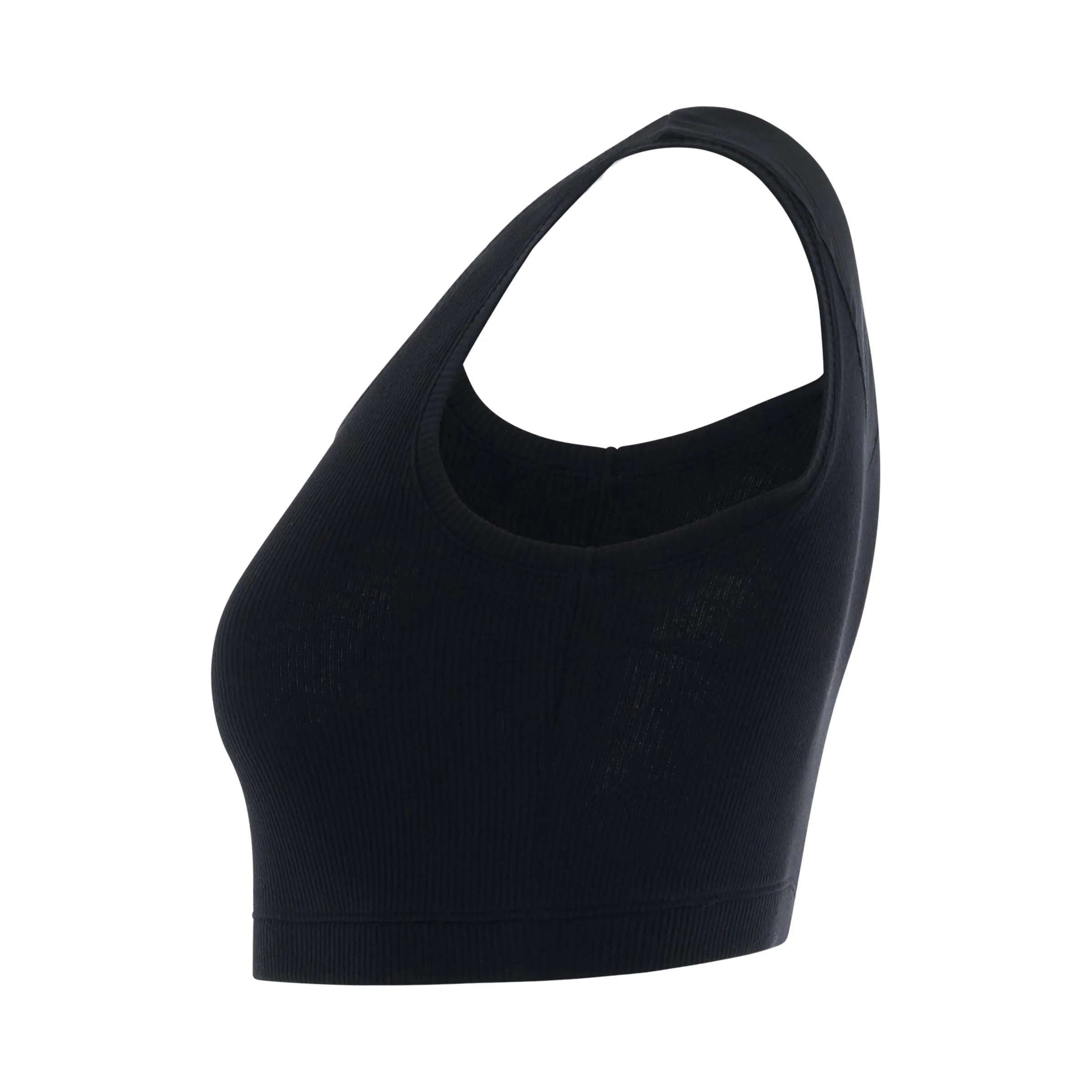 Cropped Anagram Tank Top in Black/White sold by MARAIS product image thumbnail 3