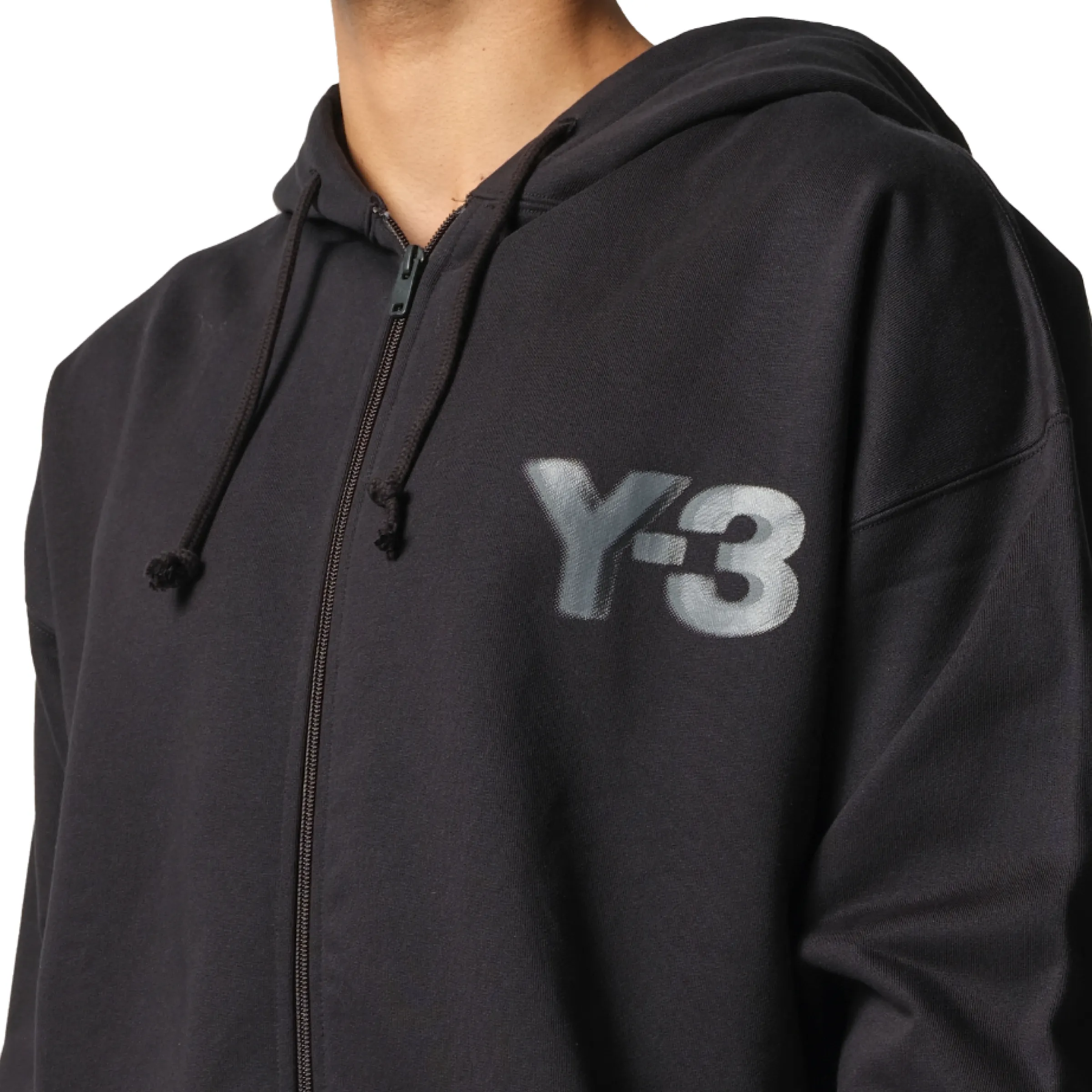 Logo Zip Hoodie in Black sold by MARAIS product image thumbnail 3