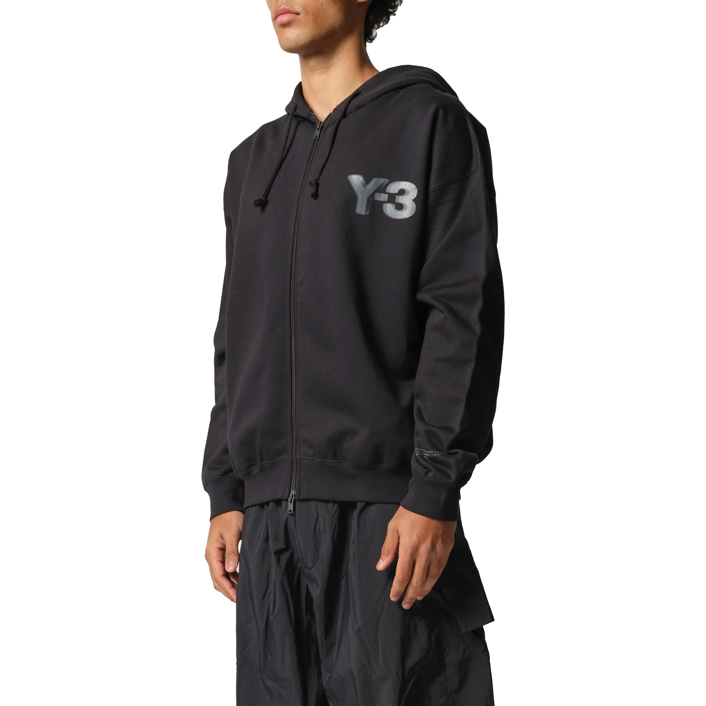 Logo Zip Hoodie in Black sold by MARAIS product image thumbnail 5