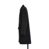Jumbo Mac Coat in Black sold by MARAIS