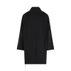Jumbo Mac Coat in Black sold by MARAIS