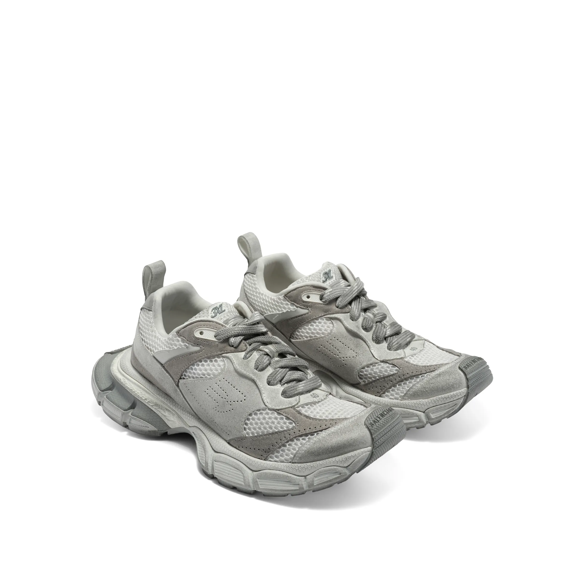 3XL Suede Sneaker in Light Grey sold by MARAIS product image thumbnail 2