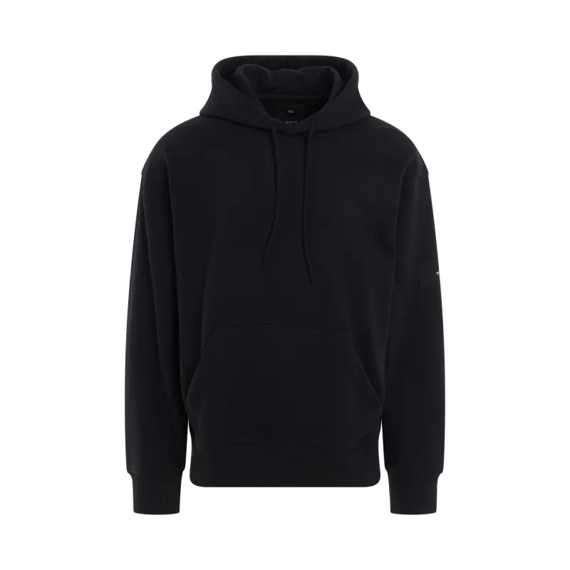 Organic Cotton Terry Hoodie in Black sold by MARAIS
