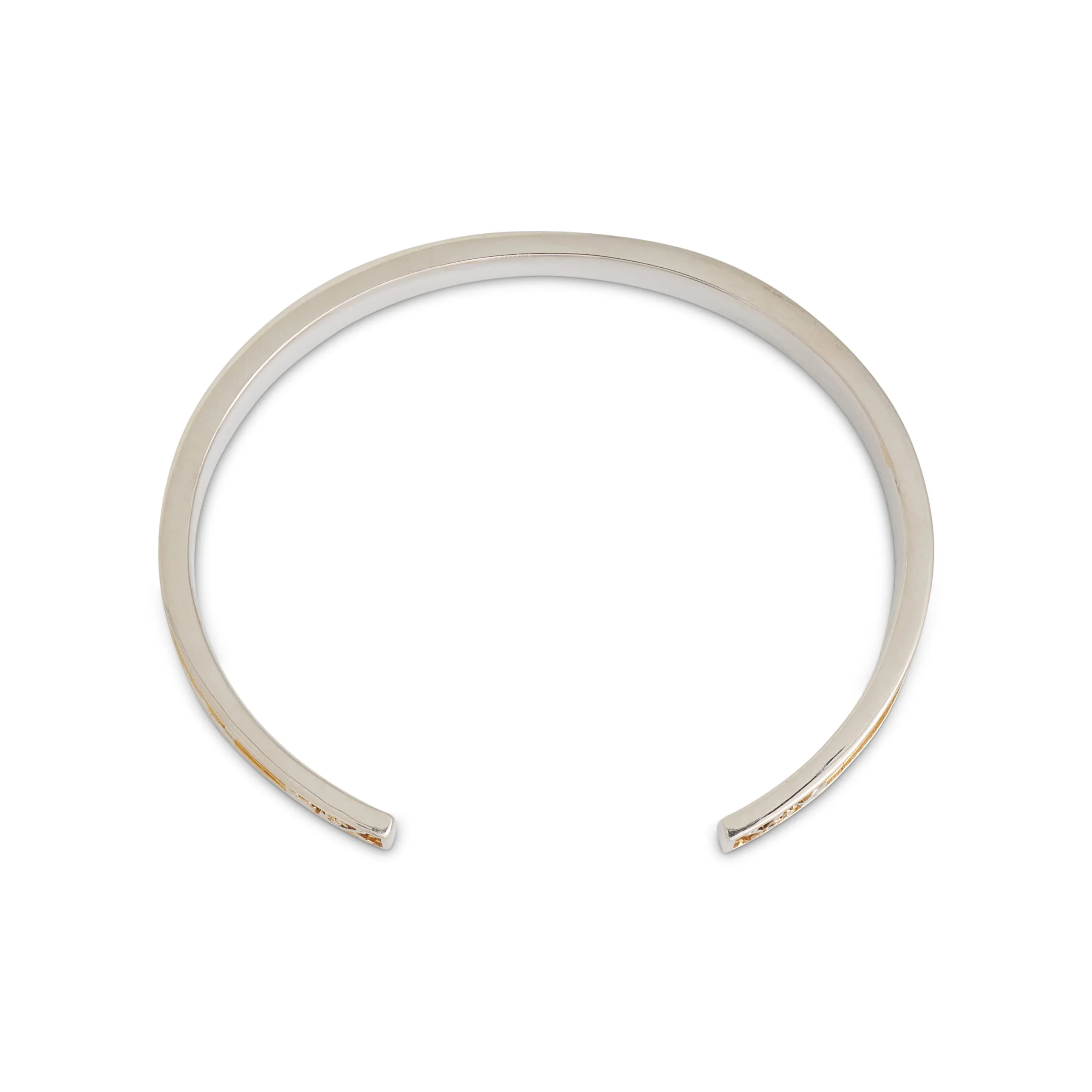 Logo and Skull Cuff in Silver sold by MARAIS product image thumbnail 4