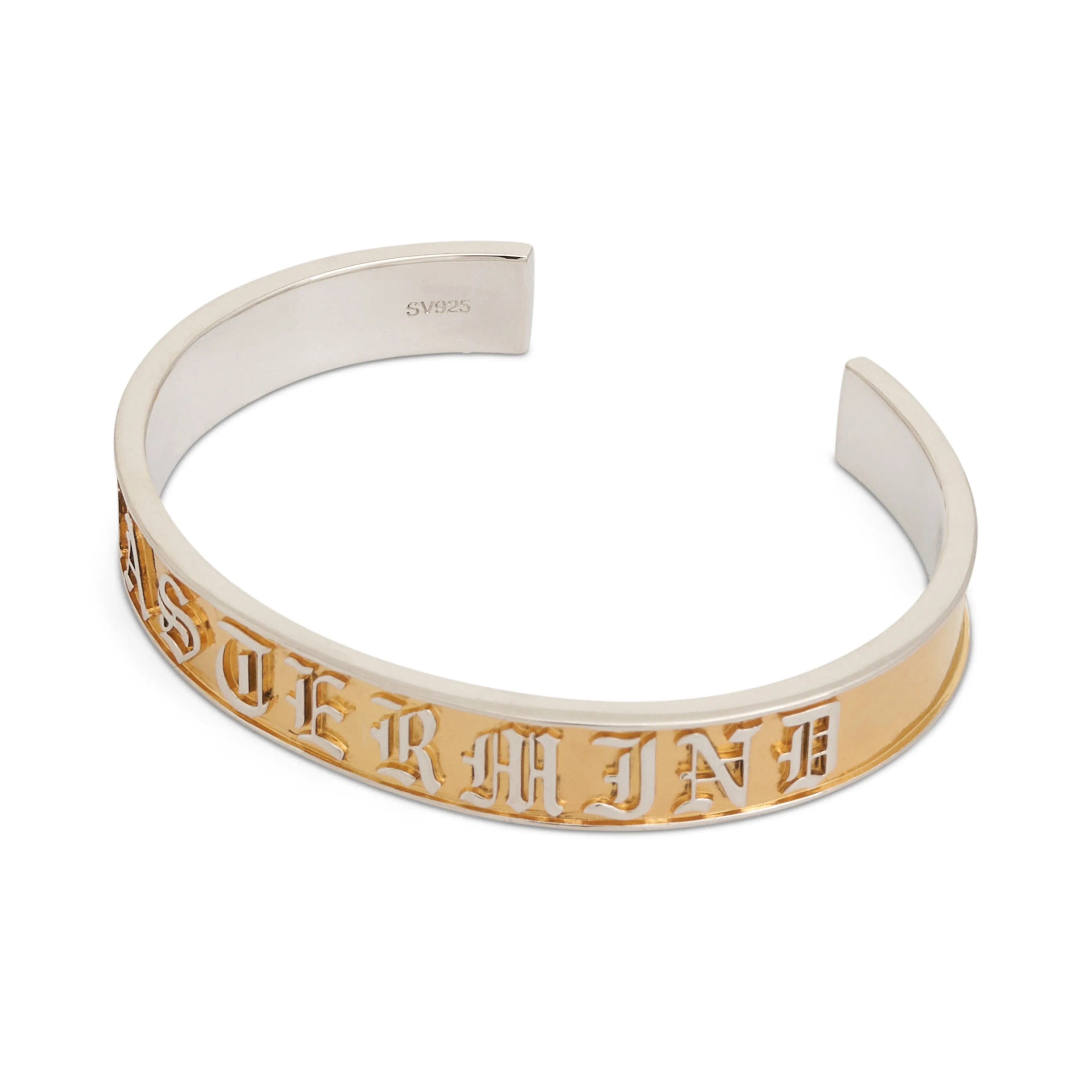 Logo and Skull Cuff in Silver sold by MARAIS product image thumbnail 2