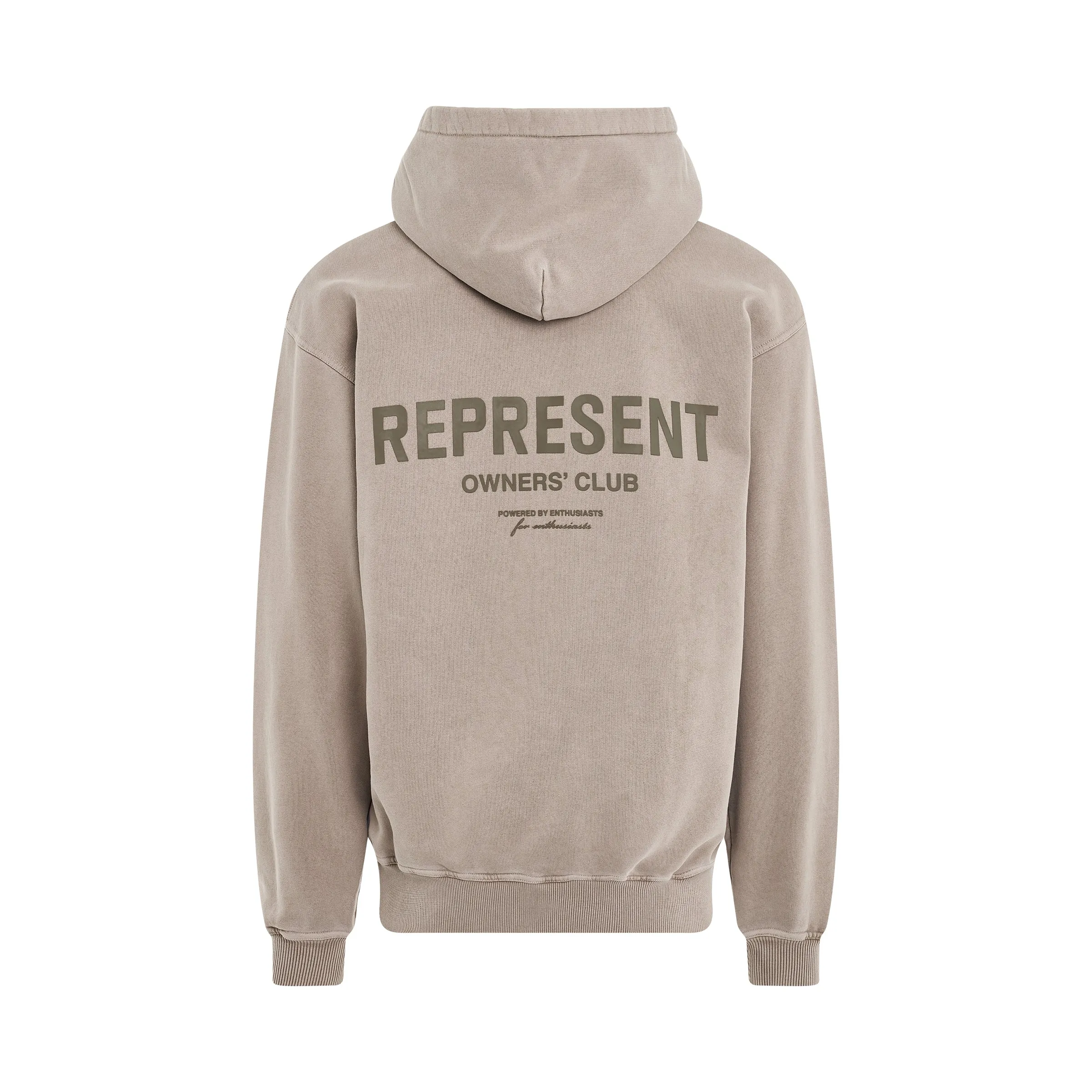 New Represent Owners Club Hoodie in Mushroom sold by MARAIS product image thumbnail 4