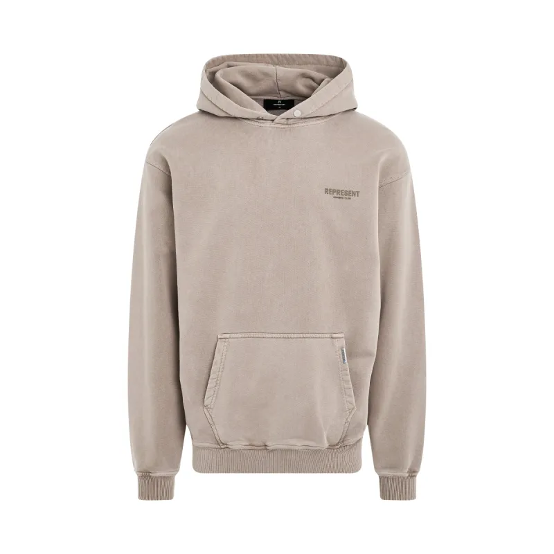 New Represent Owners Club Hoodie in Mushroom sold by MARAIS