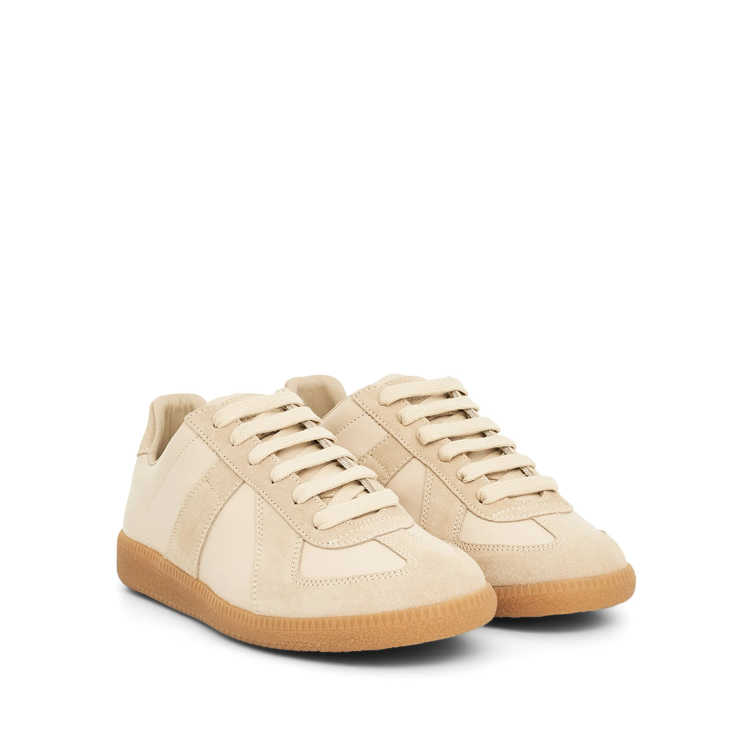 Replica Leather Sneaker in Lamb/Papyrus sold by MARAIS product image thumbnail 2