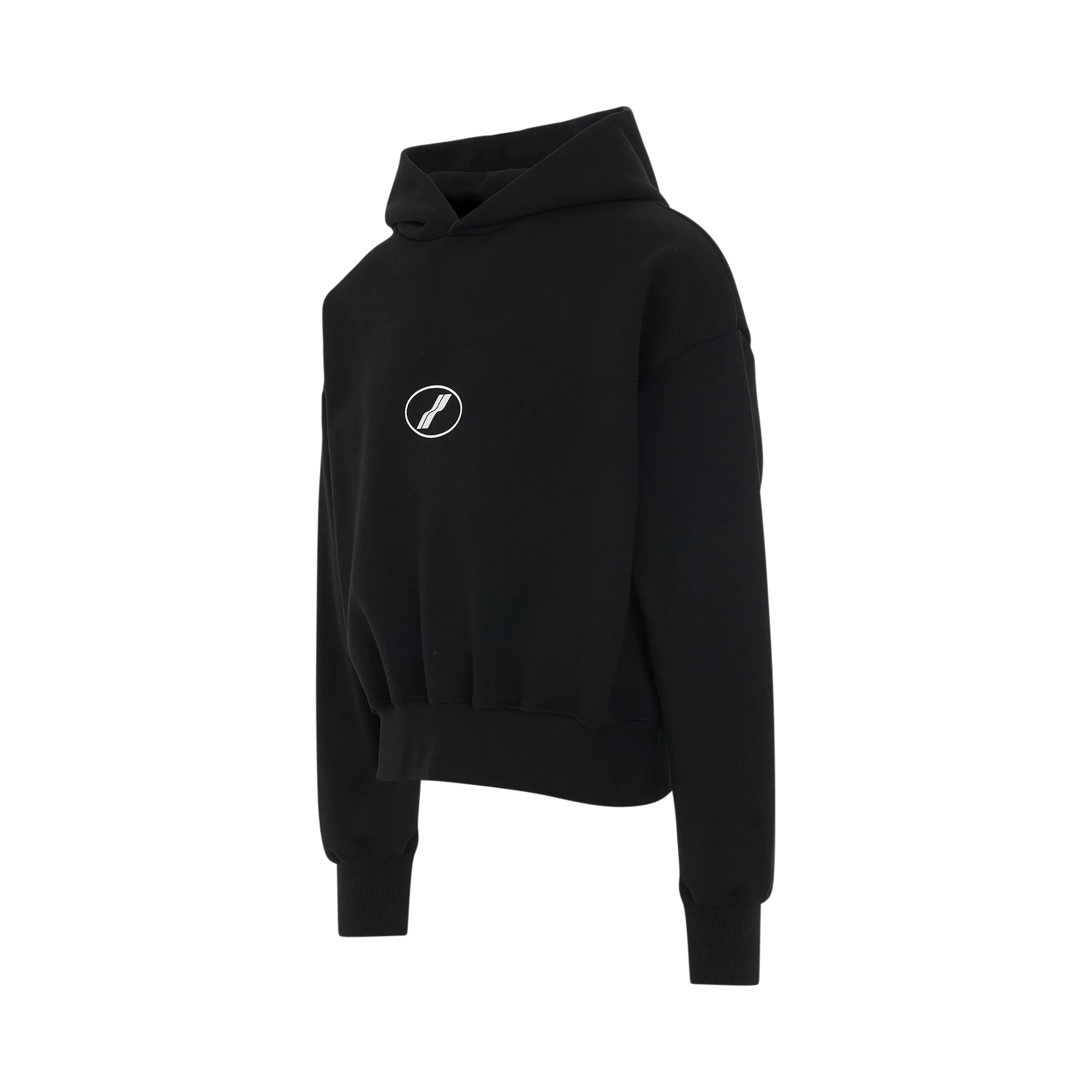 Centre Basic Symbol Logo Medium Hoodie in Black sold by MARAIS product image thumbnail 2