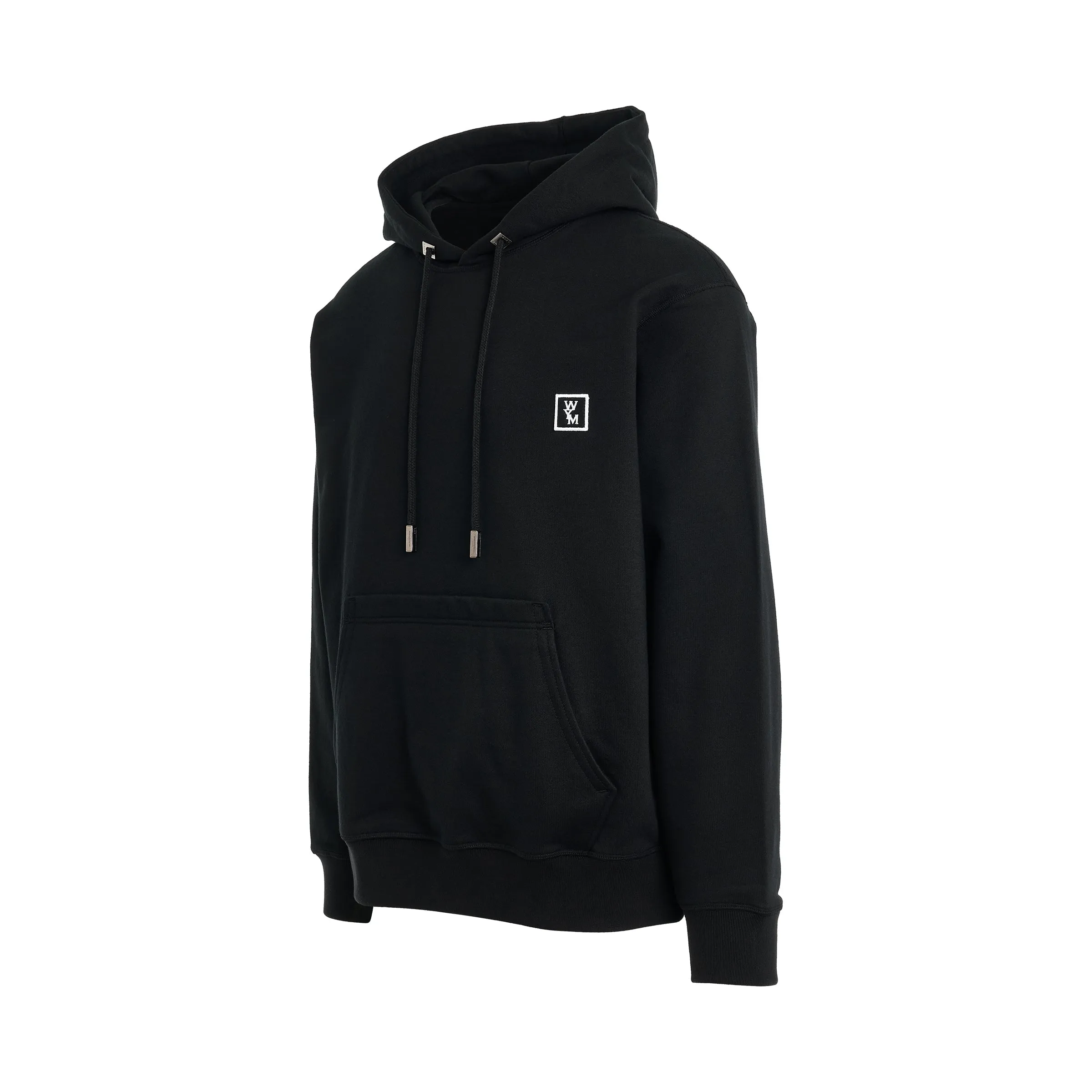 WYM Logo Embroidered Hoodie in Black sold by MARAIS product image thumbnail 2