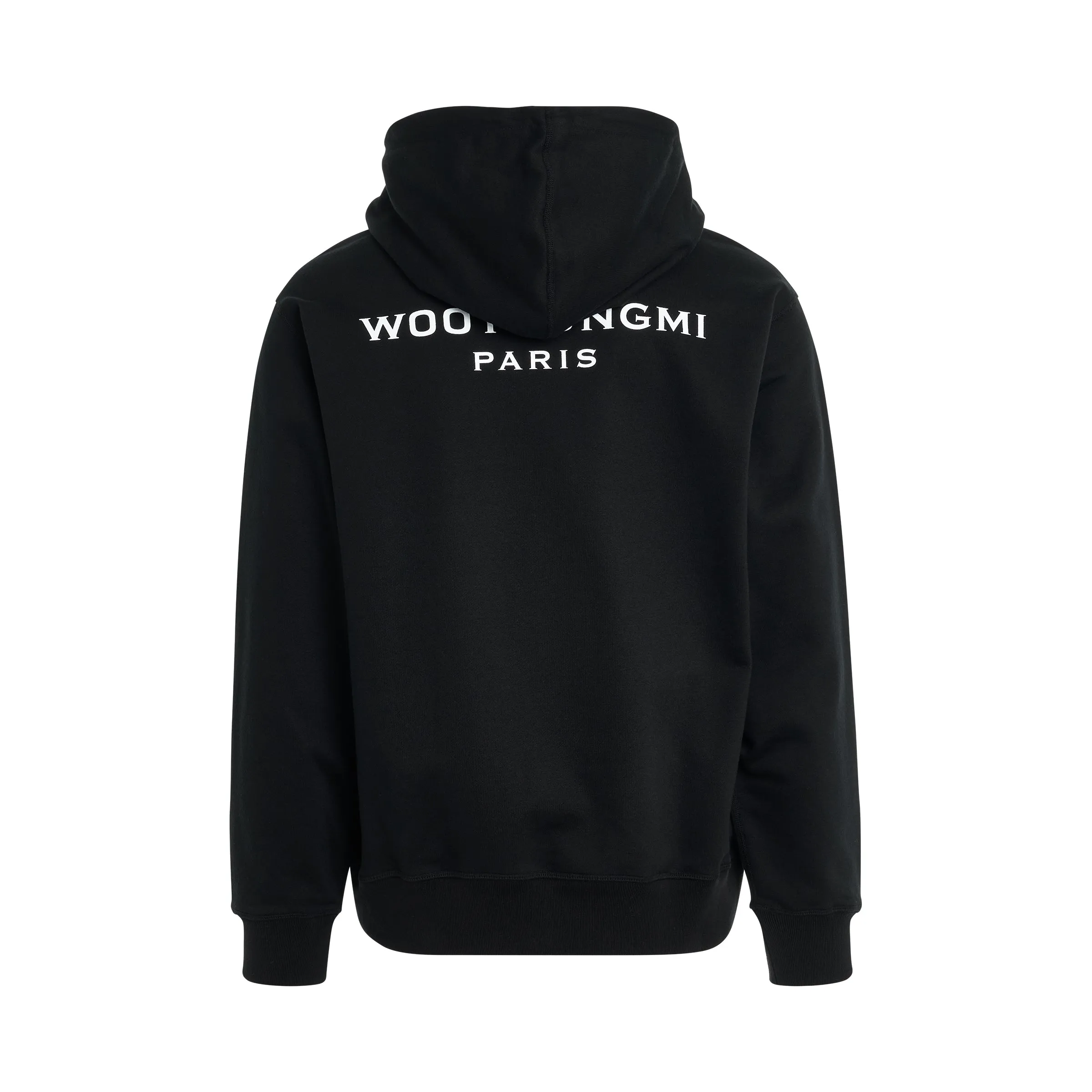 WYM Logo Embroidered Hoodie in Black sold by MARAIS product image thumbnail 4