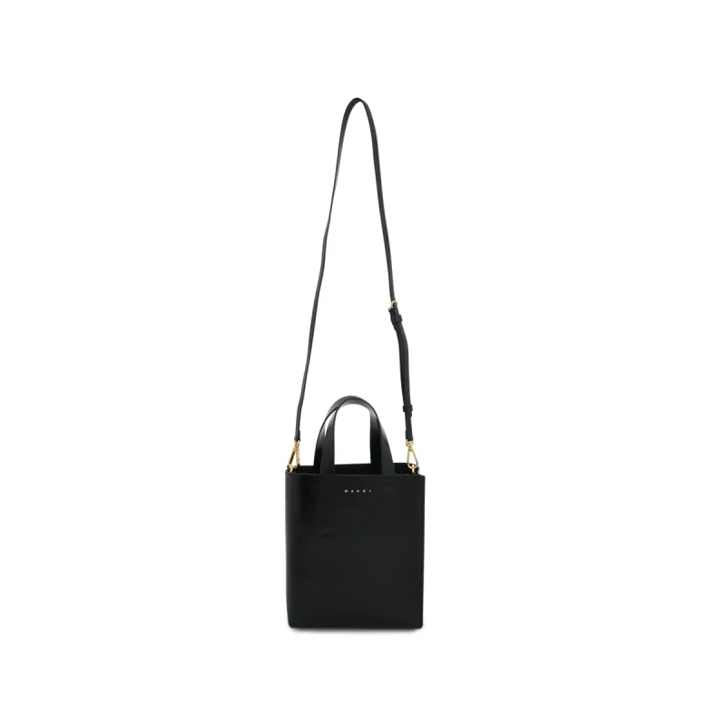 Museo Mini Leather Bag in Black sold by MARAIS