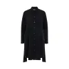 Cotton Poplin Dress in Black sold by MARAIS