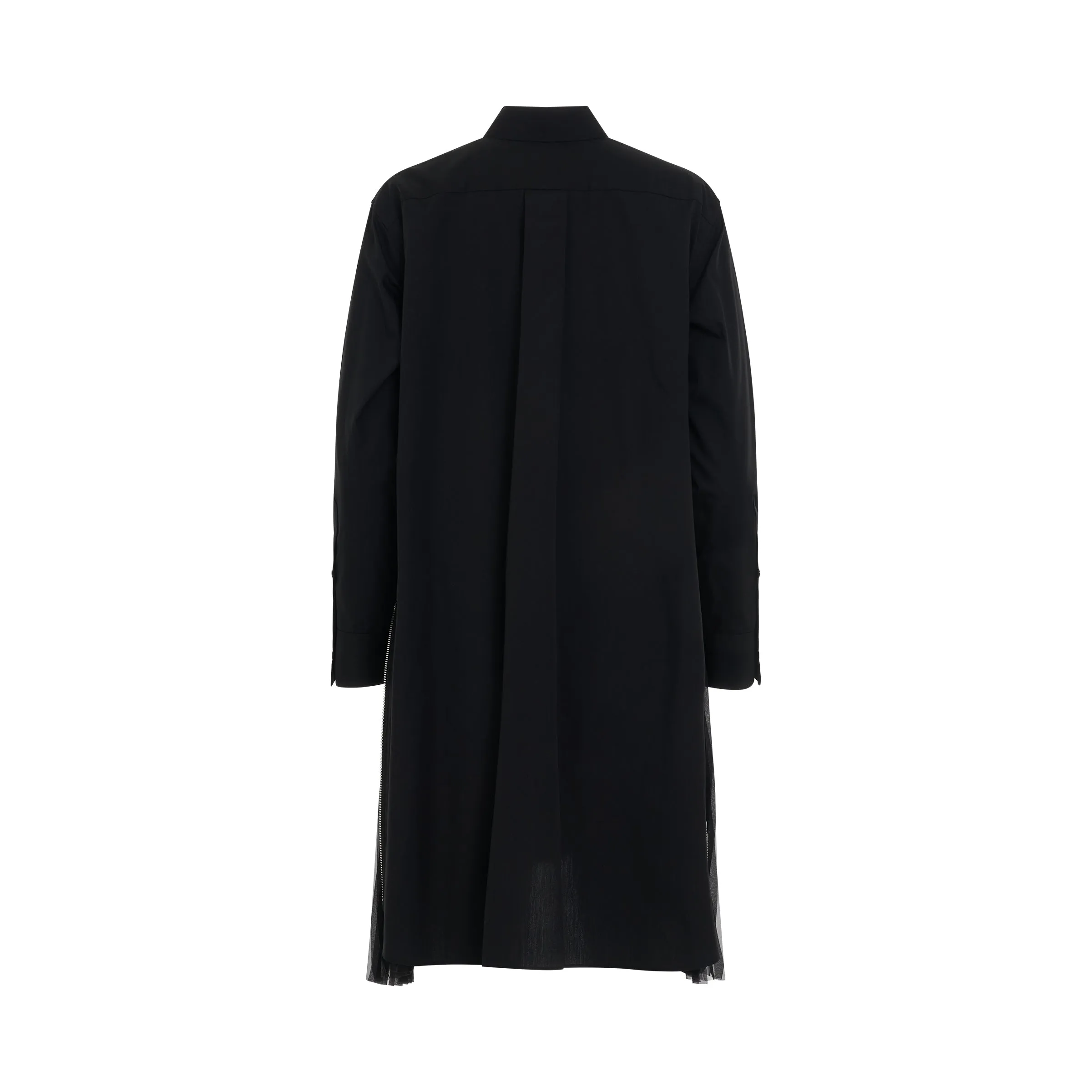 Cotton Poplin Dress in Black sold by MARAIS product image thumbnail 4