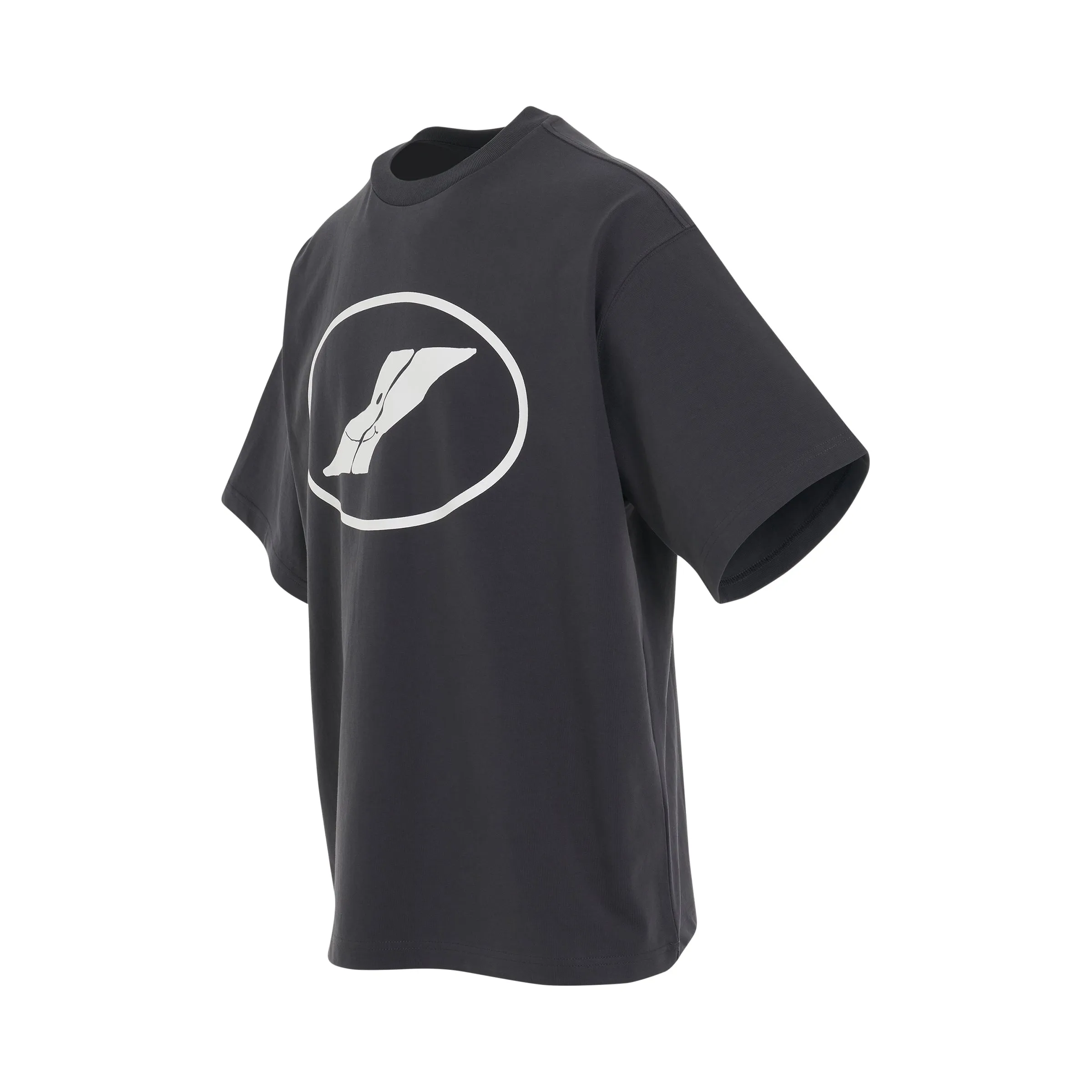 Logo Print T-Shirt in Charcoal sold by MARAIS product image thumbnail 2