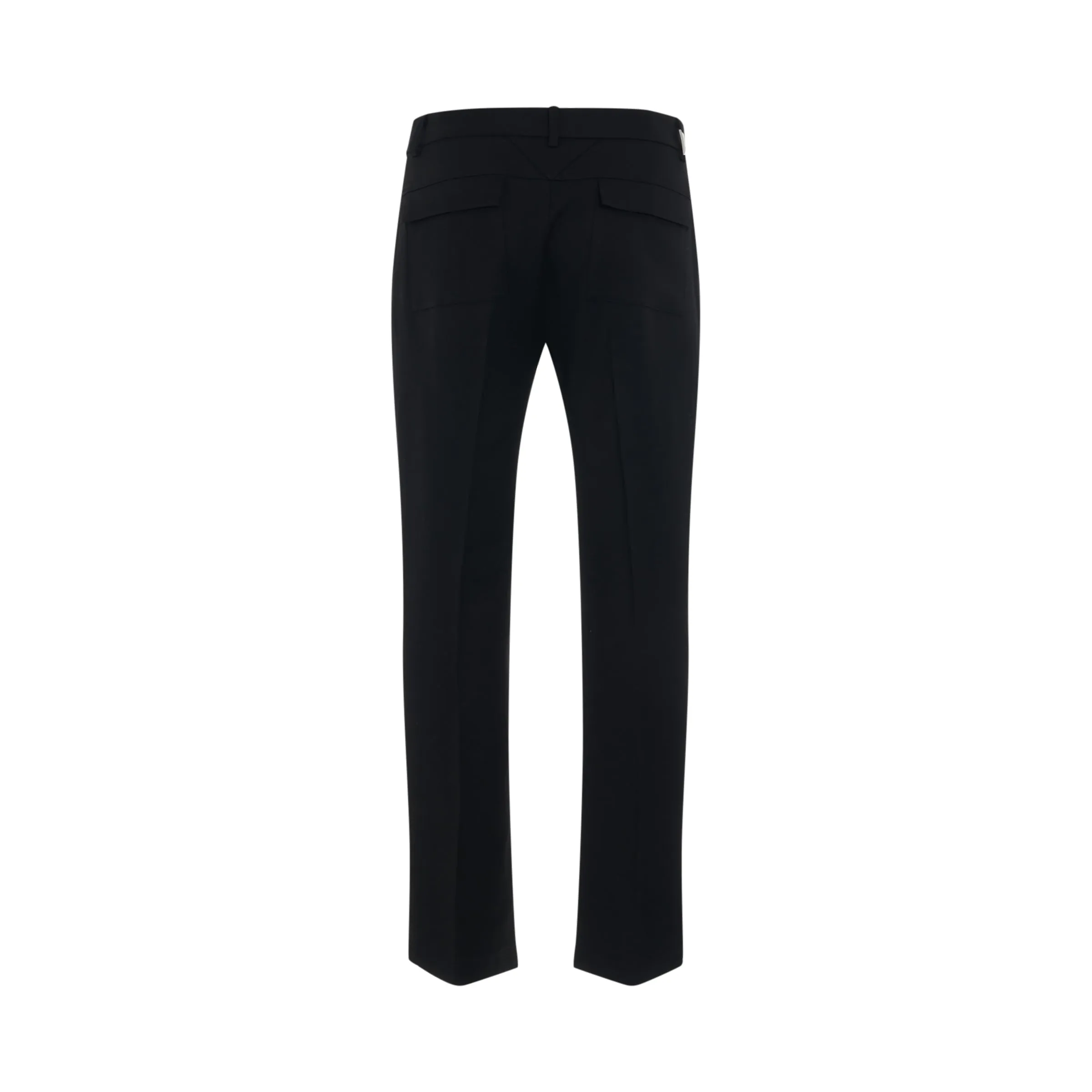 Wool Split Pant with Fixed Waistband in Black sold by MARAIS product image thumbnail 4