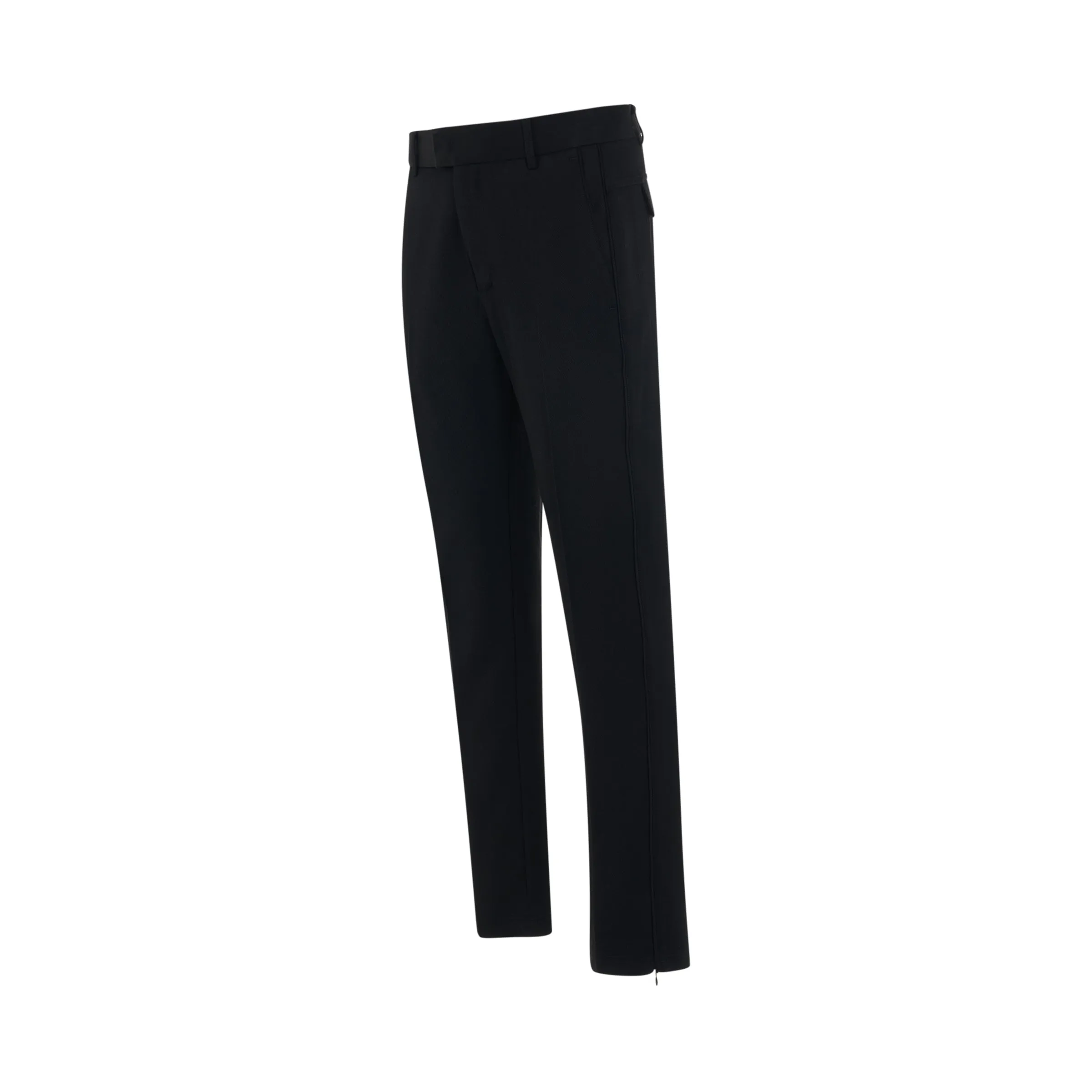 Wool Split Pant with Fixed Waistband in Black sold by MARAIS product image thumbnail 2