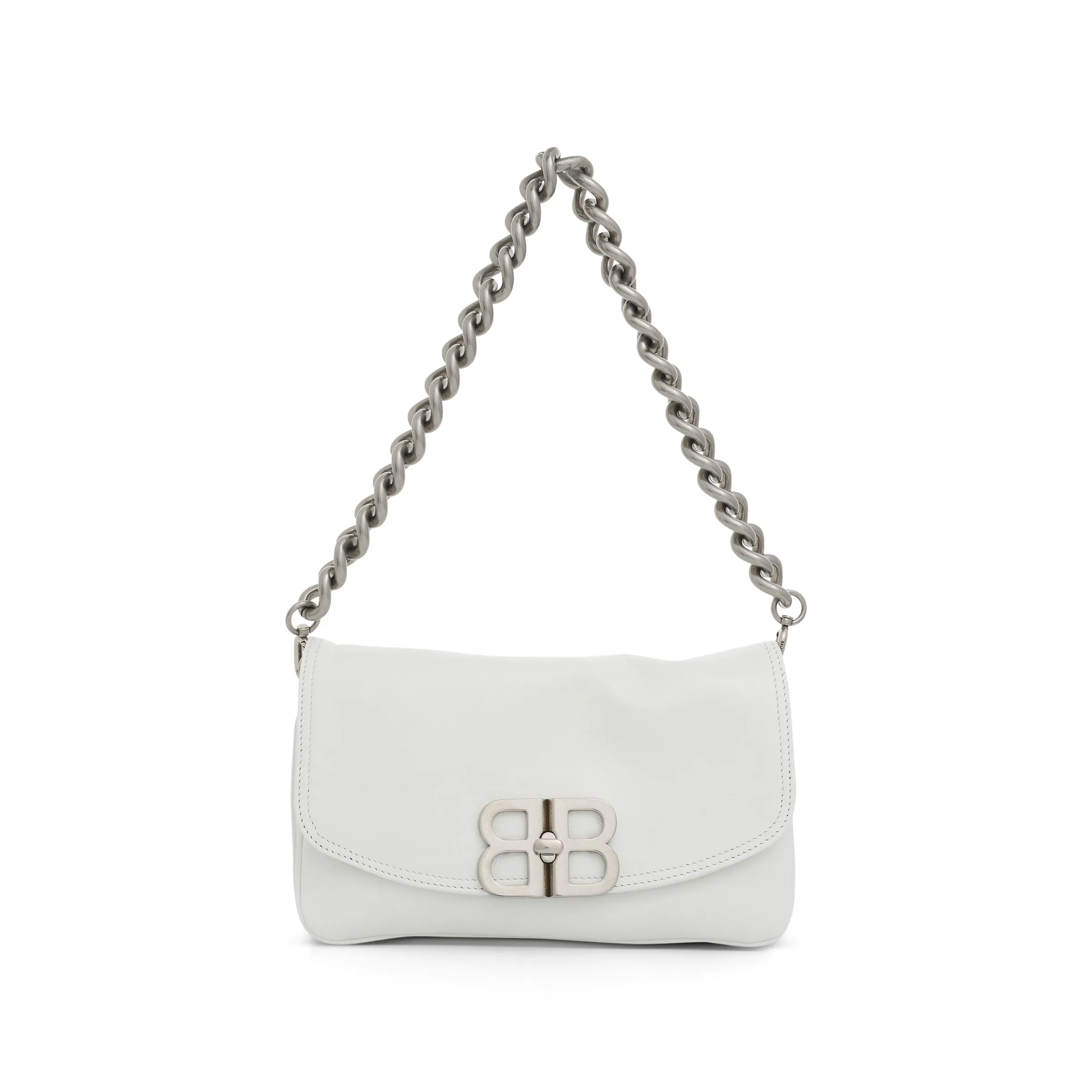Small BB Soft Flap Bag in Optic White sold by MARAIS product image thumbnail 3