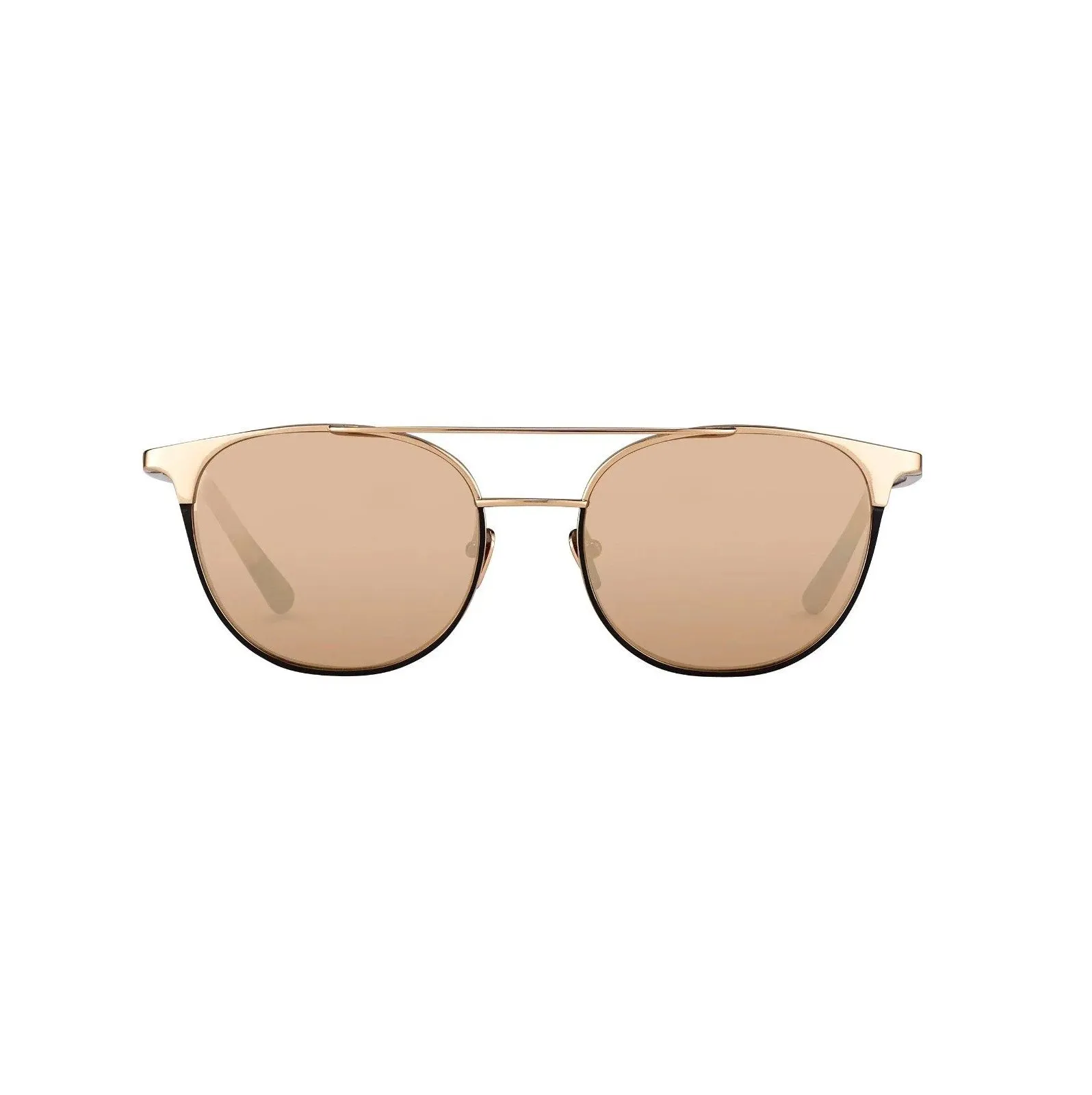 Linda Farrow Rose Gold W. Black Rim/ Rose Gold in Rose Gold sold by MARAIS