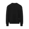 Loose Fit Wappen Sweatshirt in Black sold by MARAIS