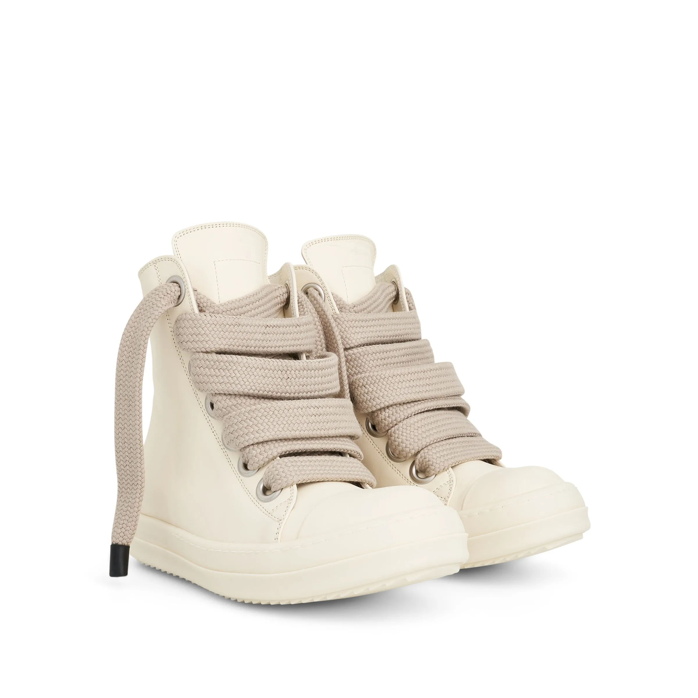 Jumbo Laced High Sneaker in Milk/Milk sold by MARAIS product image thumbnail 2
