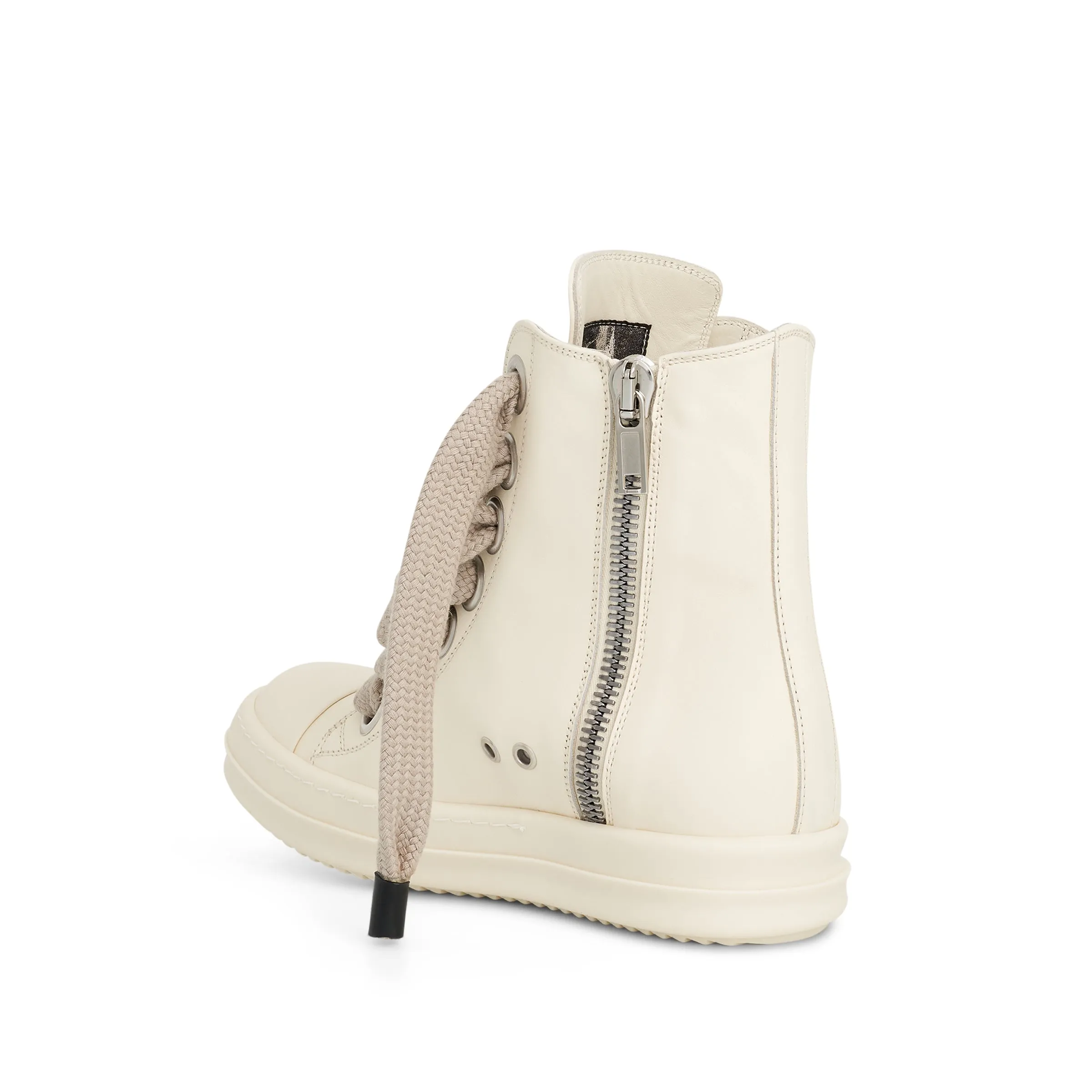 Jumbo Laced High Sneaker in Milk/Milk sold by MARAIS product image thumbnail 3