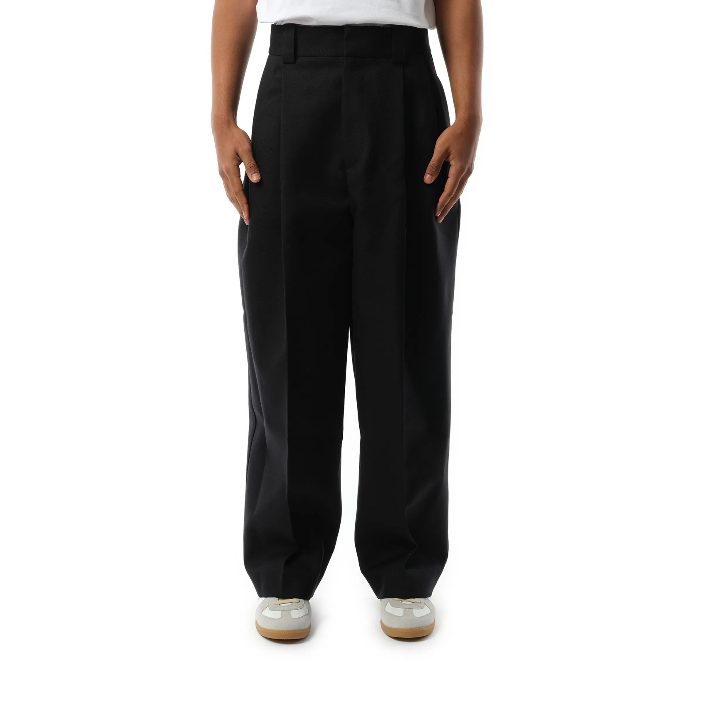 Le Pantalon Marzio in Black sold by MARAIS