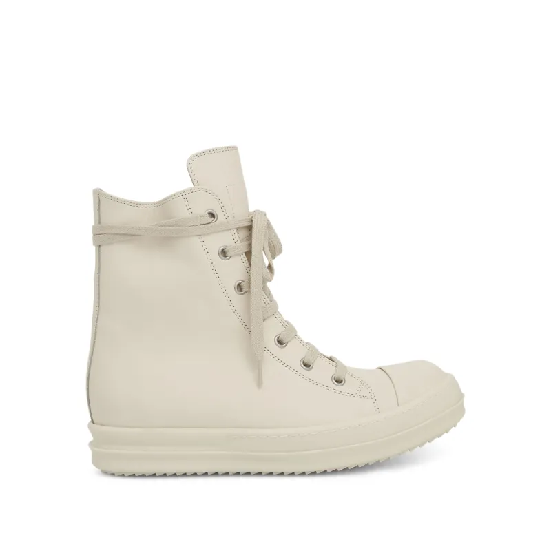 EDFU Leather Sneakers in Milk sold by MARAIS