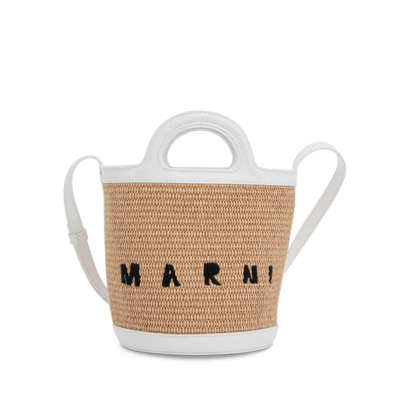 Tropicalia Mini Bag in Sand Storm/Lily White sold by MARAIS