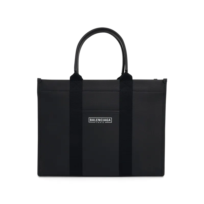 Logo Tote Shoulder Bag in Black sold by MARAIS