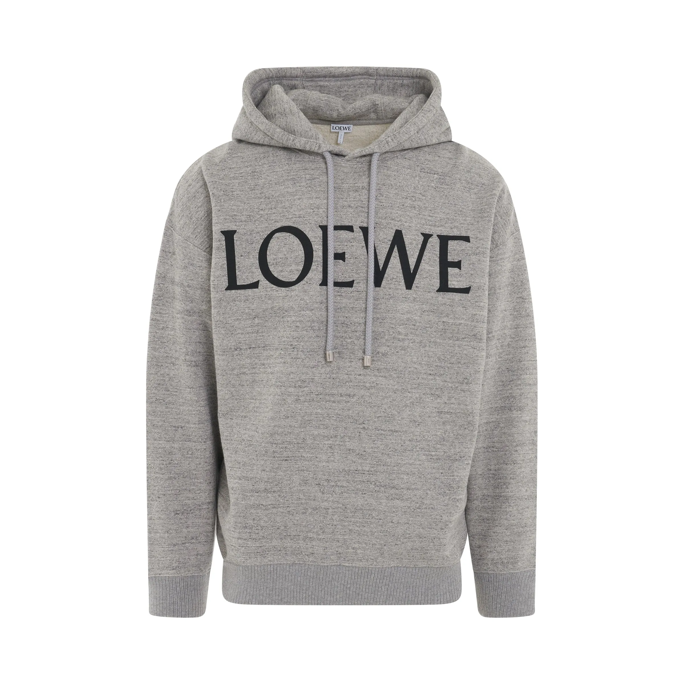 Logo Oversized Hoodie in Grey Melange sold by MARAIS