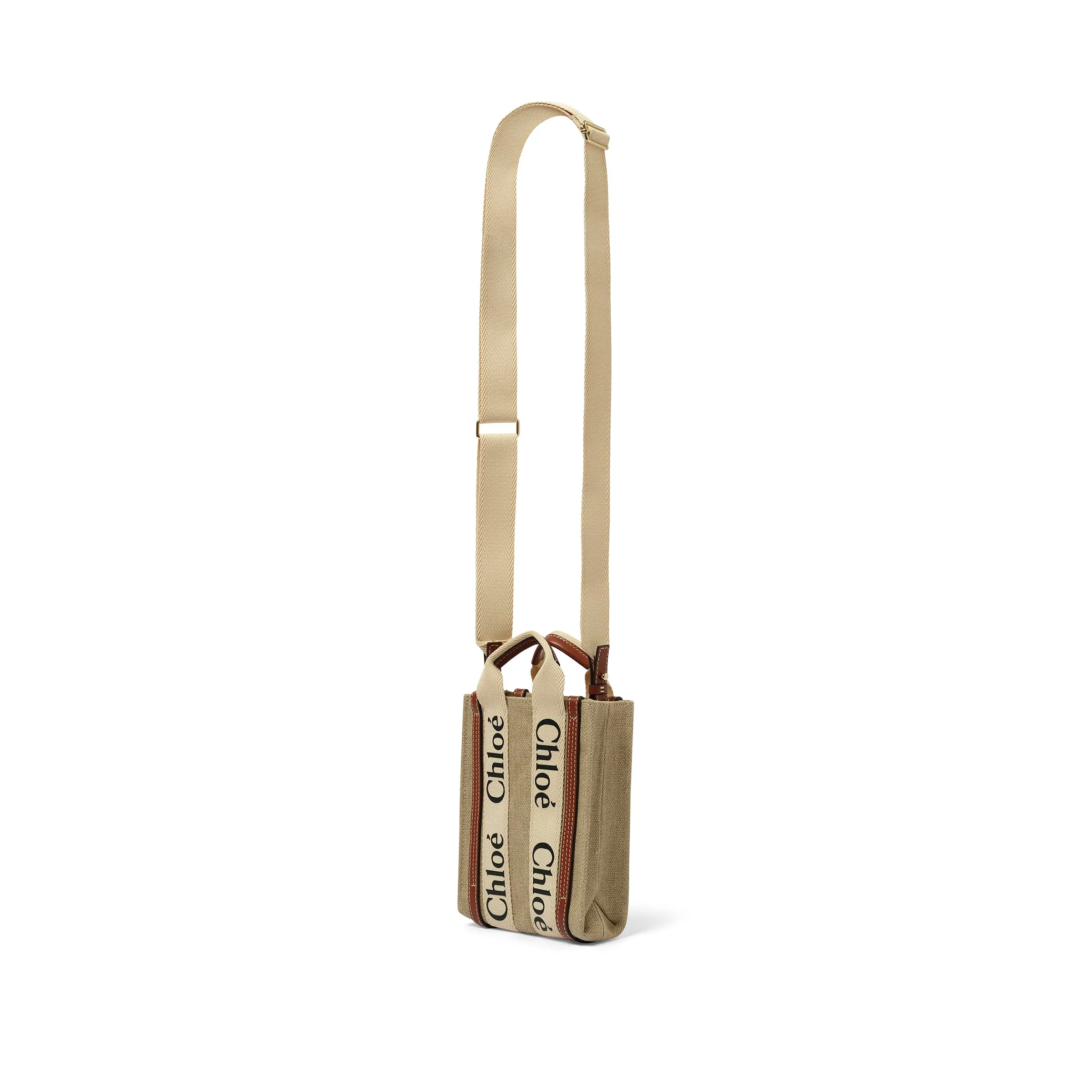 A5 Woody Tote Bag in White/Brown sold by MARAIS product image thumbnail 2