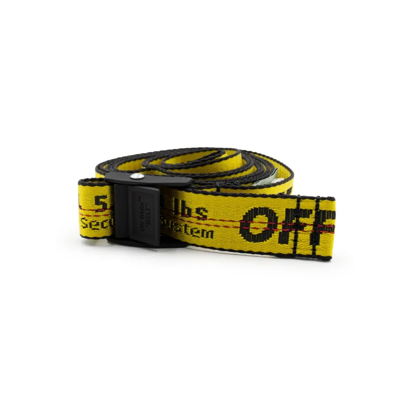 Mini Industrial Logo Belt in Yellow sold by MARAIS