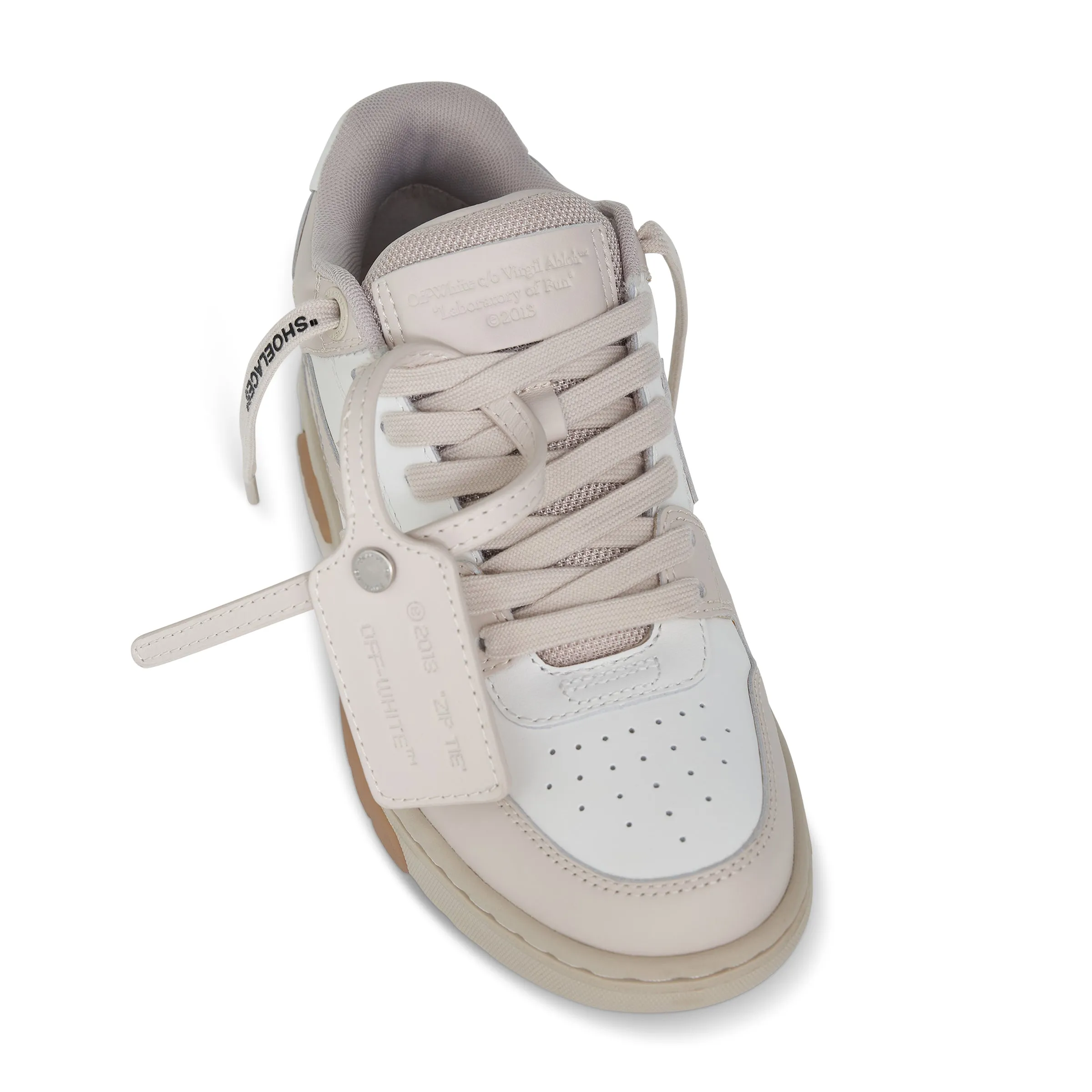 Out Of Office Calf Leather Sneaker in Off White/Beige sold by MARAIS product image thumbnail 4