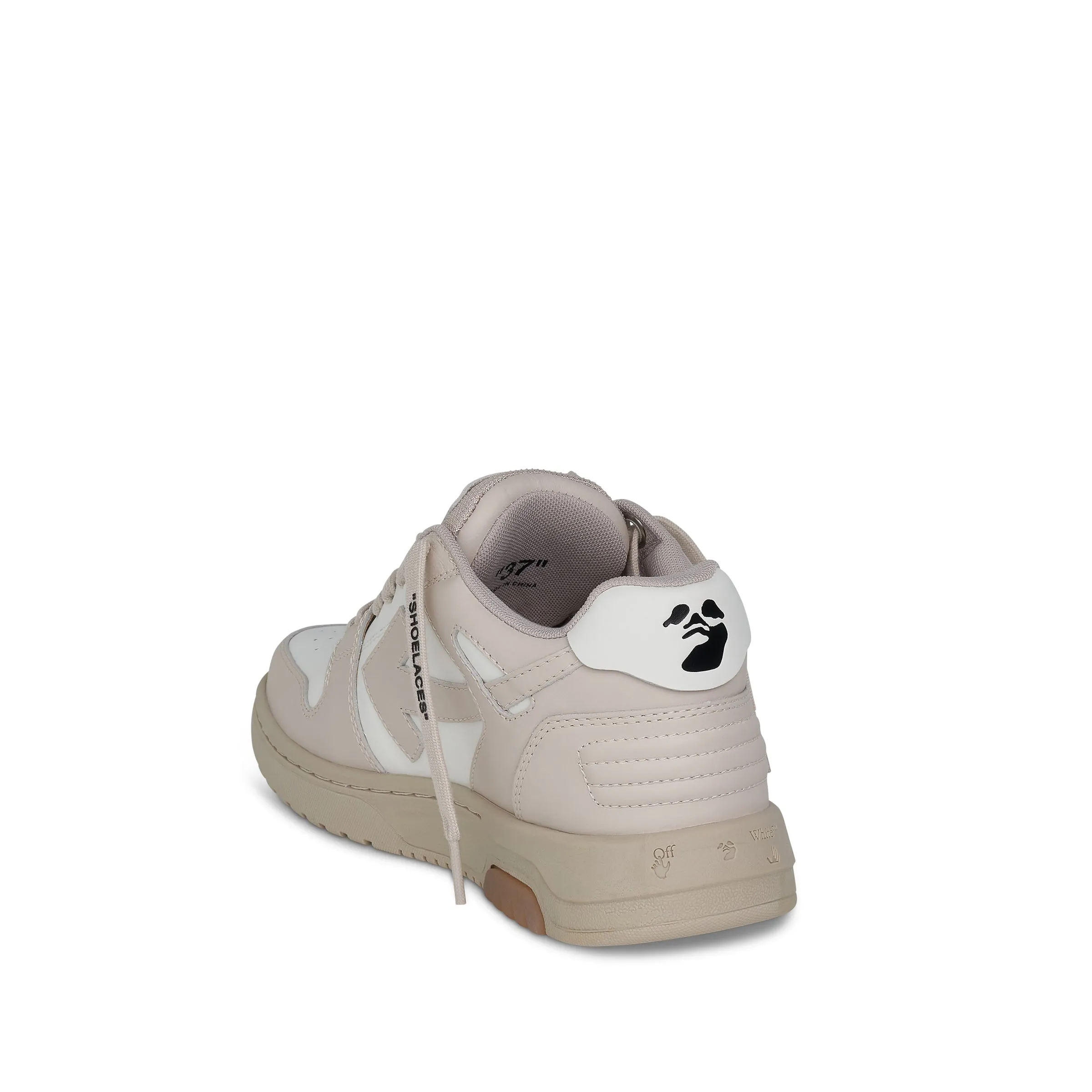 Out Of Office Calf Leather Sneaker in Off White/Beige sold by MARAIS product image thumbnail 3