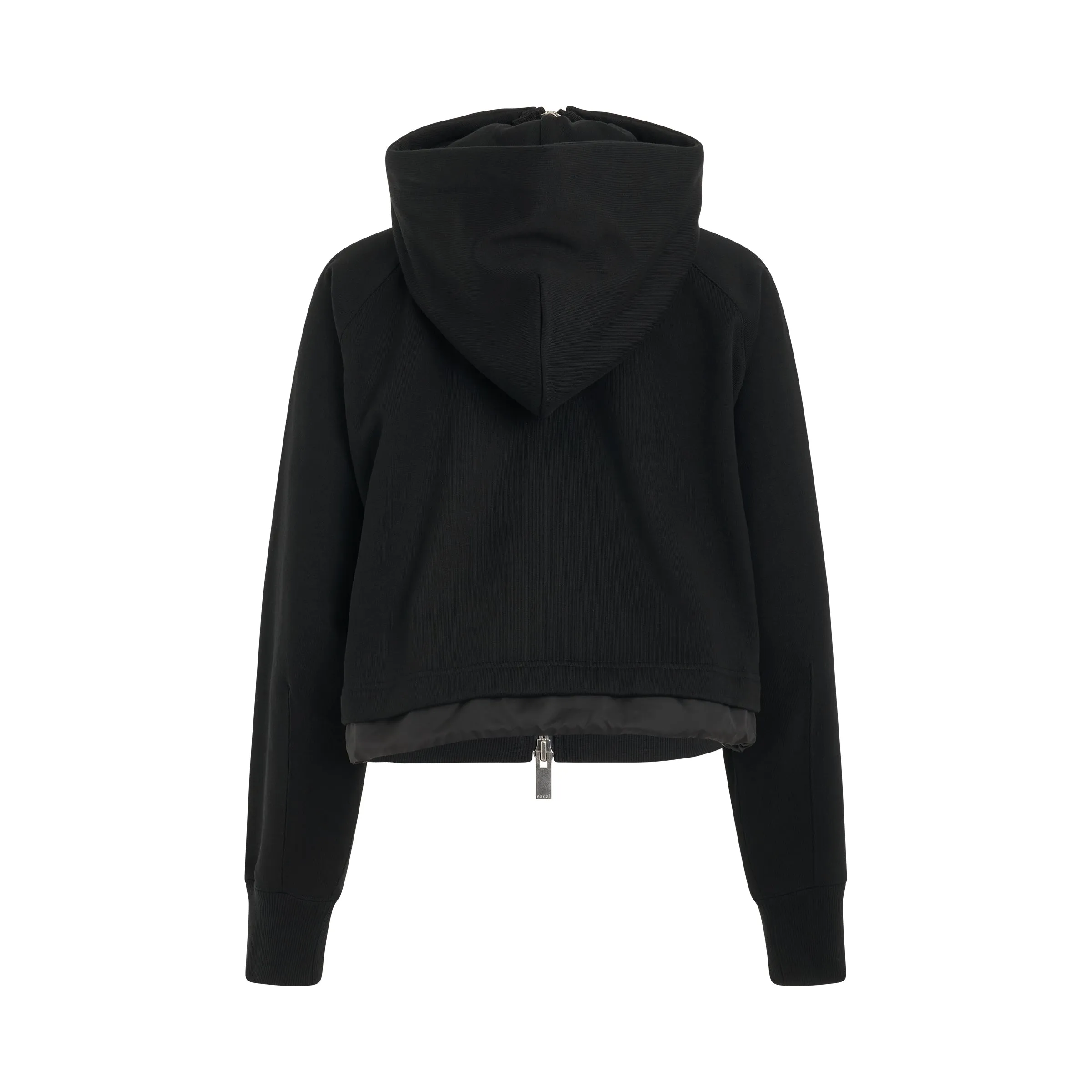 S Sweat Jersey Zip Hoodie in Black sold by MARAIS product image thumbnail 4