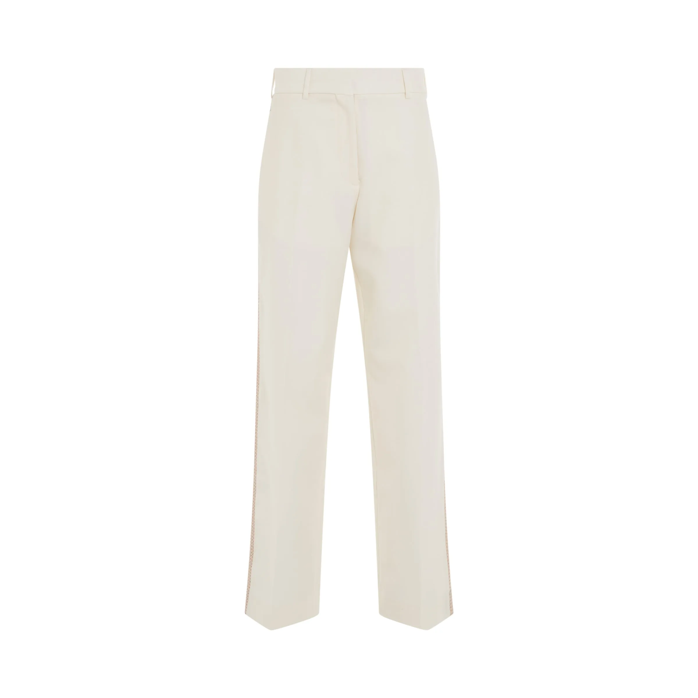 Knit Tape Suit Pants in Butter/Off White sold by MARAIS