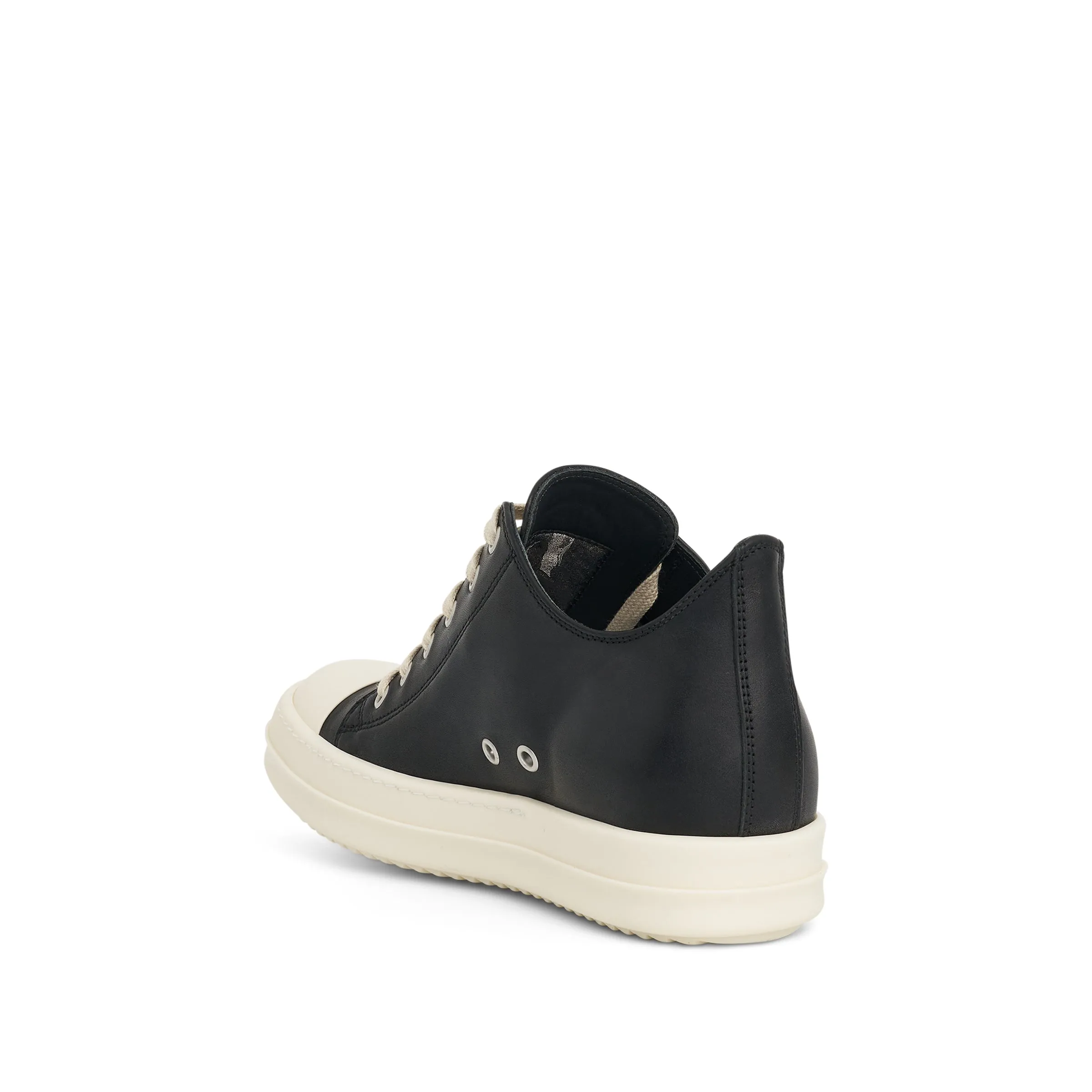 Washed Calf Sneaker in Black/Milk sold by MARAIS product image thumbnail 3
