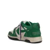 Out Of Office Vintage Leather Sneaker in White/Green sold by MARAIS