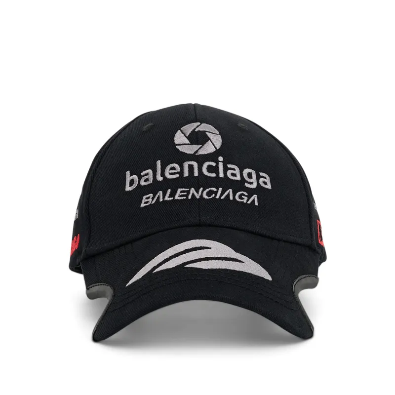 Racer Cap in Black sold by MARAIS