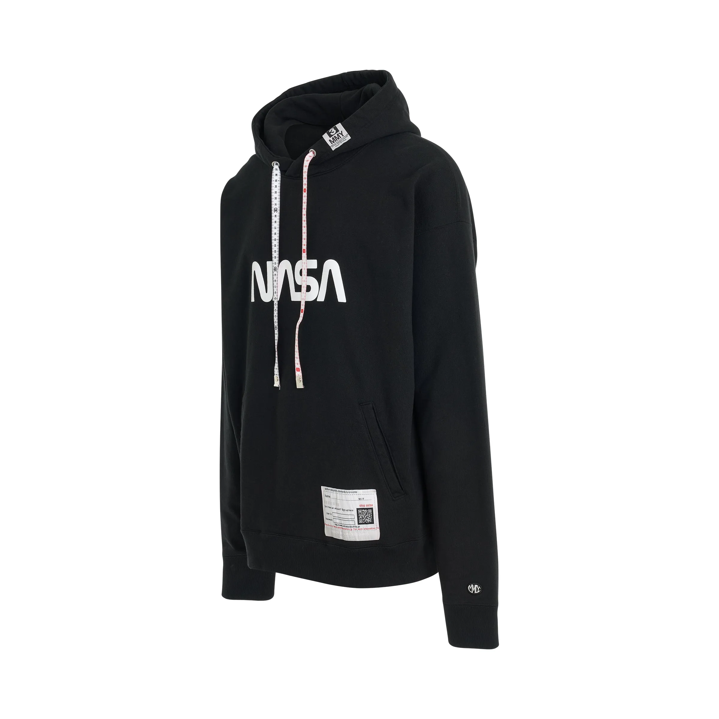 Nasa Printed Hoodie in Black sold by MARAIS product image thumbnail 2