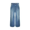 Robot Legs Denim Pants in Indigo sold by MARAIS