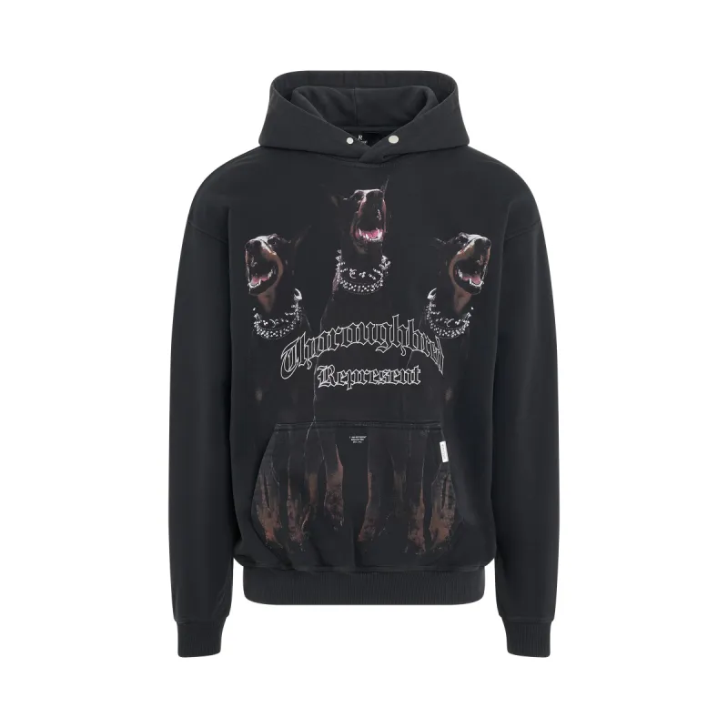 Thoroughbred Hoodie in Vintage Black sold by MARAIS