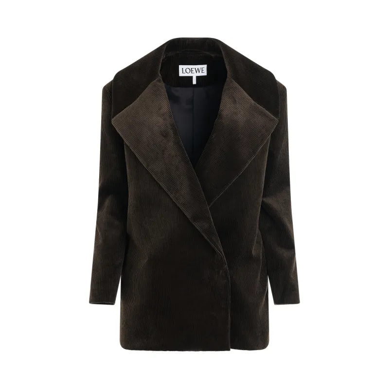 Double Breasted Jacket in Brown sold by MARAIS