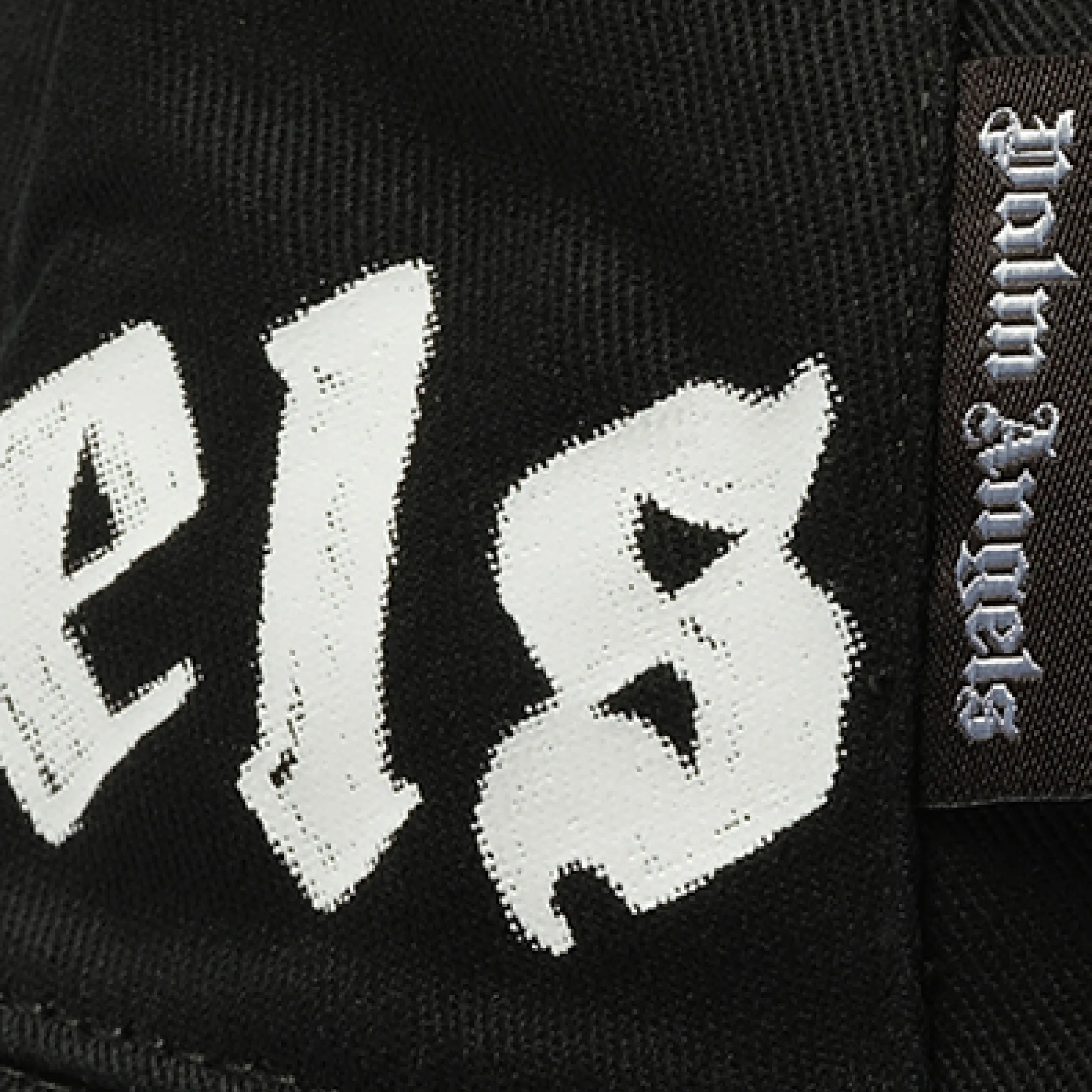 Neck Logo Bucket Hat in Black/Off White sold by MARAIS product image thumbnail 3